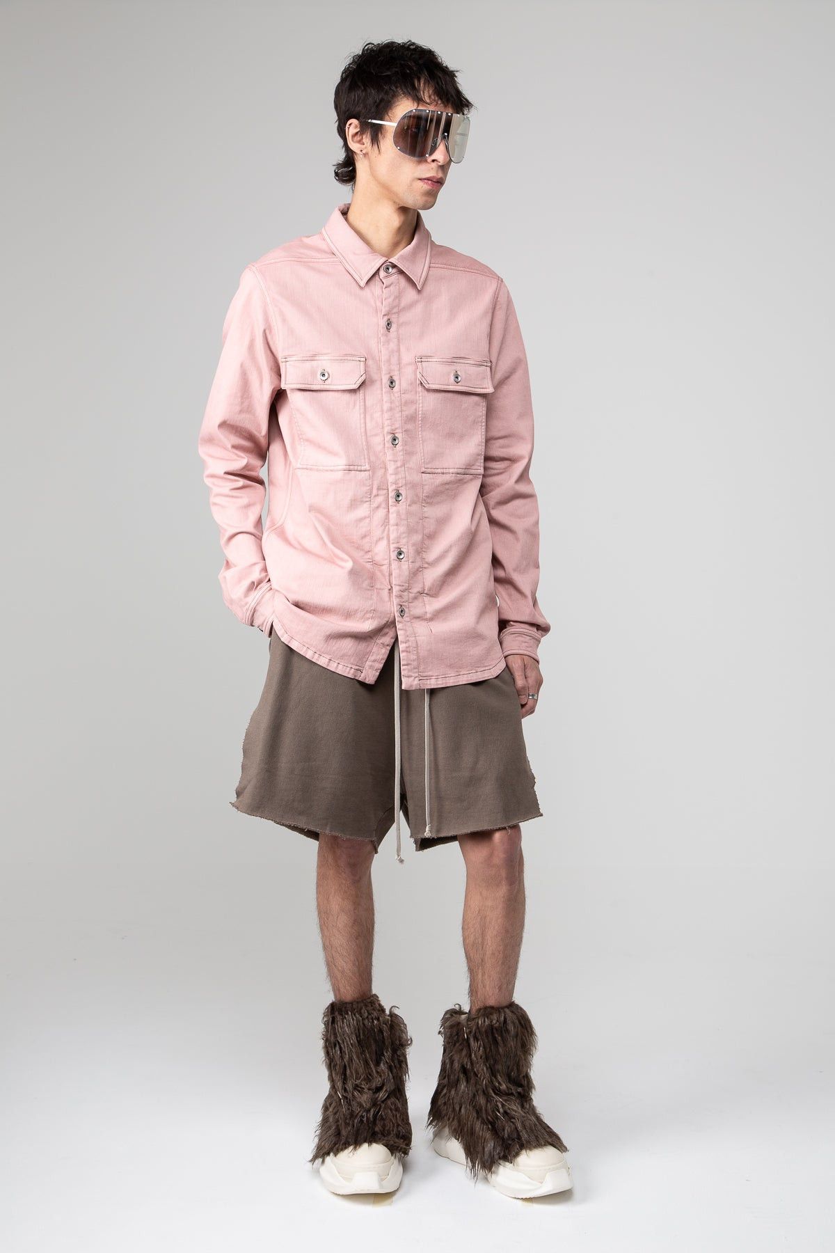 Rick Owens $1295 Rick Owens DRKSHDW Giacca Denim Outershirt Size US S / EU 44-46 / 1 - 5 Thumbnail