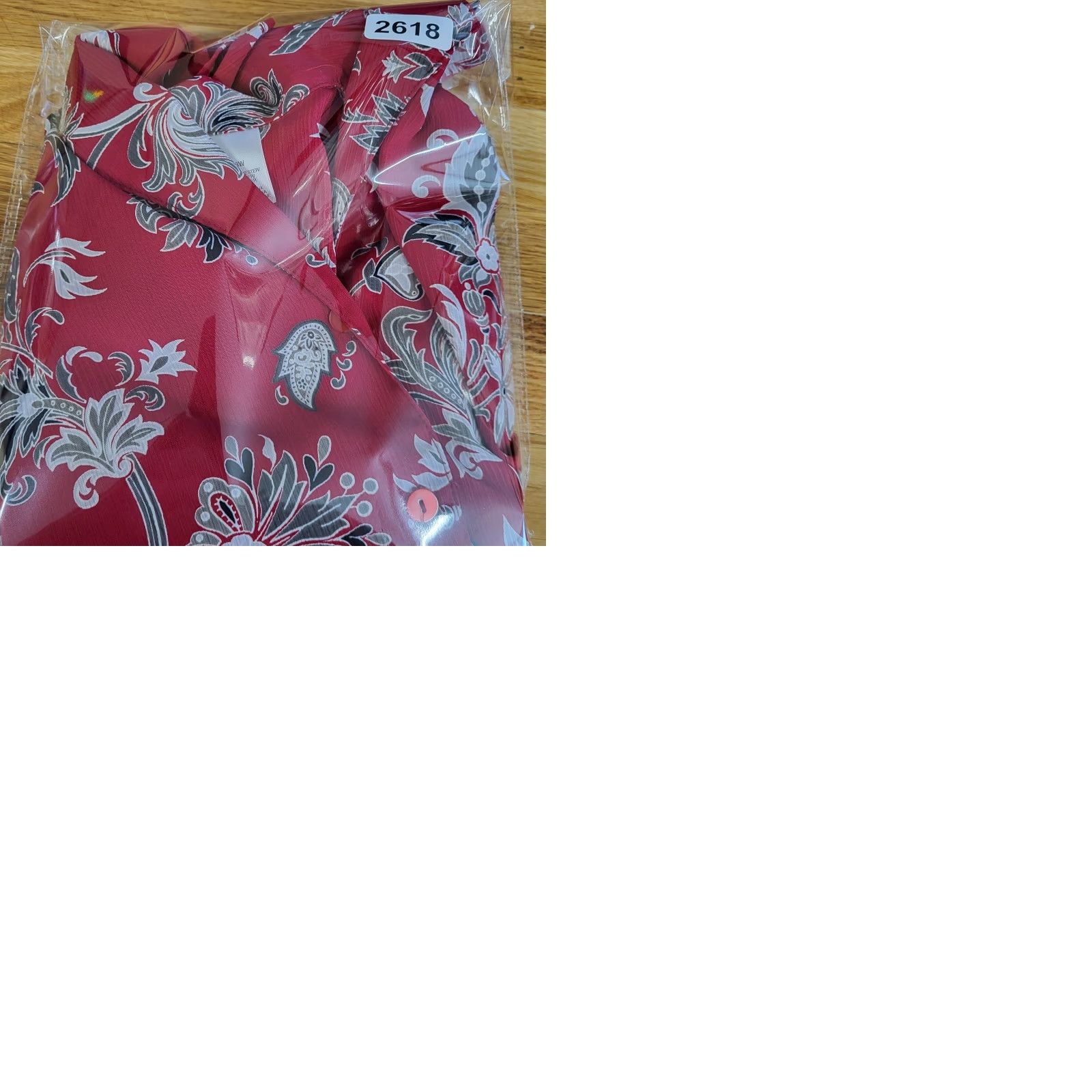 Vintage Alfred Dunner Top Woman's 18W Floral Paisley Black Long Sleeve Blouse Shirt Shirt Size XXL / US 16-18 / IT 52-54 - 9 Thumbnail