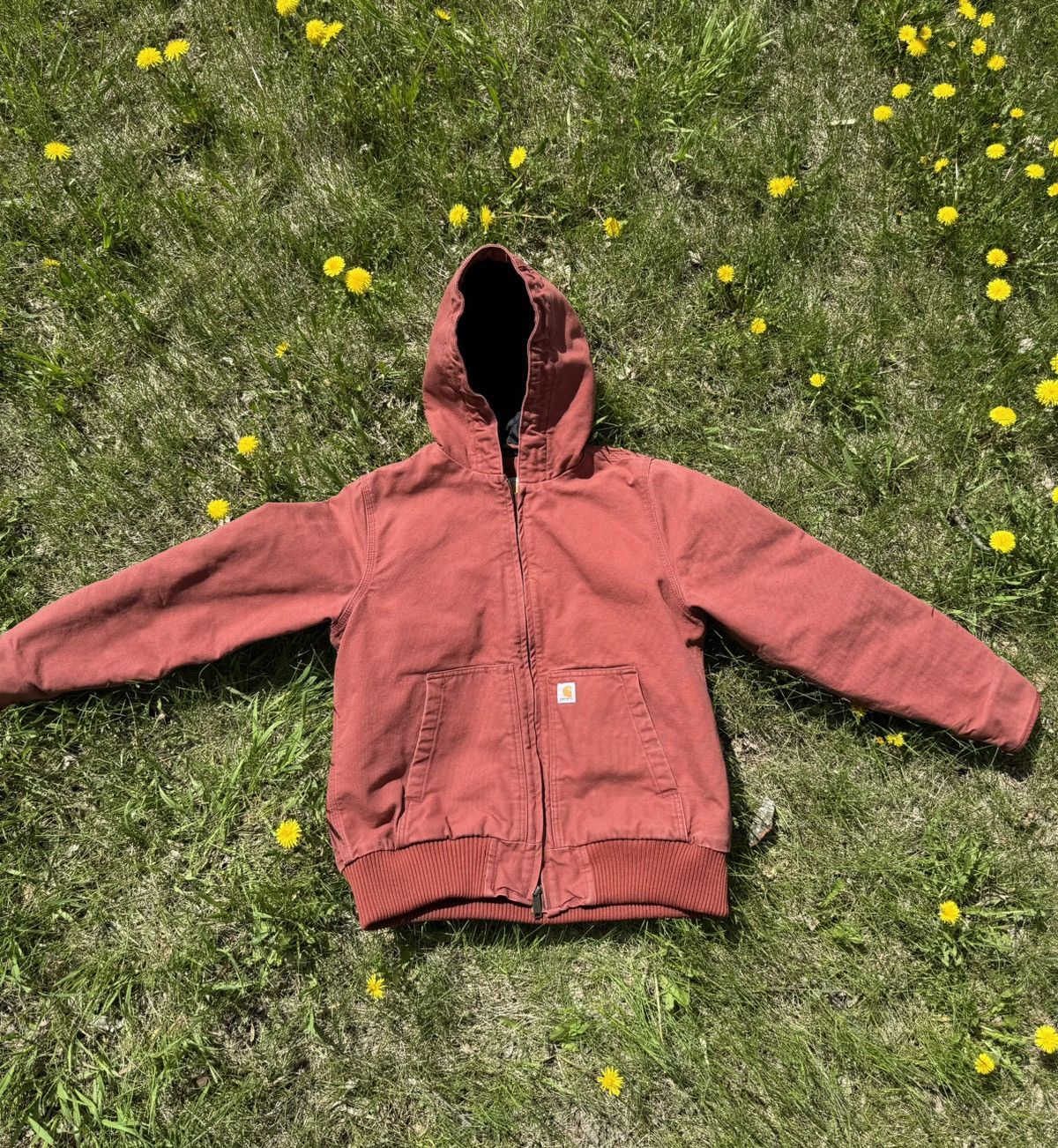 Carhartt Vintage Carhartt Red Hooded Jacket Size US L / EU 52-54 / 3 - 1 Thumbnail