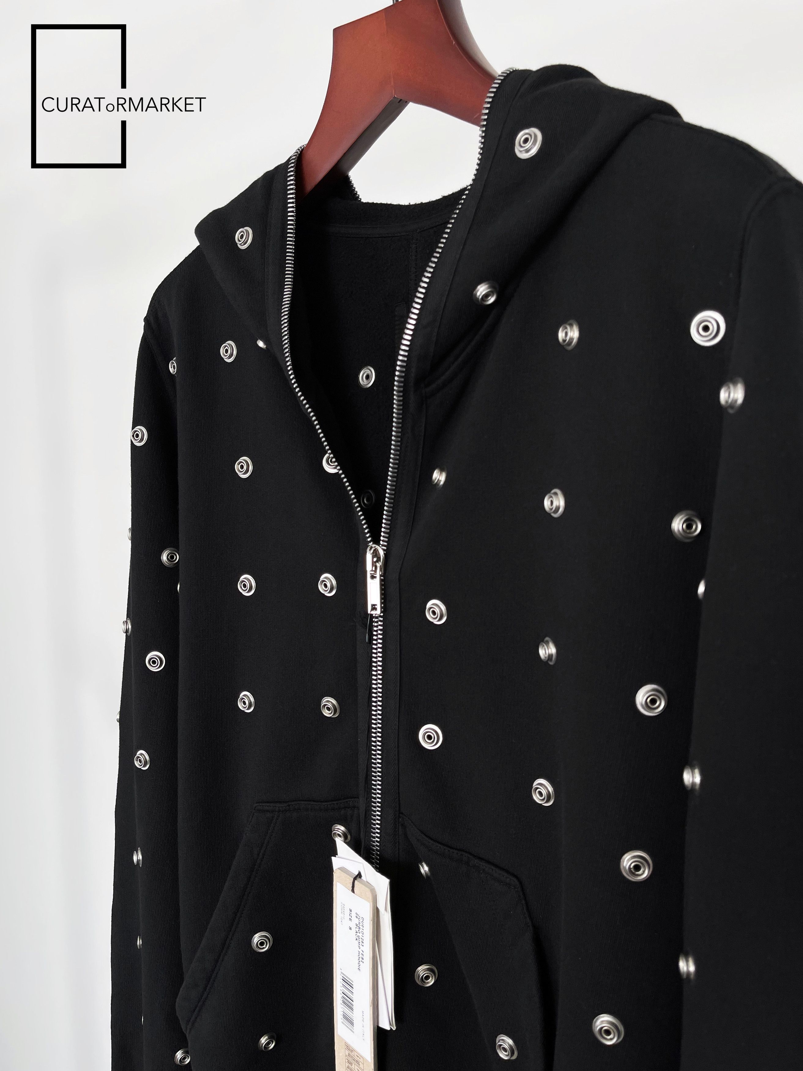 Rick Owens Drkshdw Jumbo Gimp Hoodie Press Stud Button Sealed Zip SS24 Lido Size US S / EU 44-46 / 1 - 4 Thumbnail