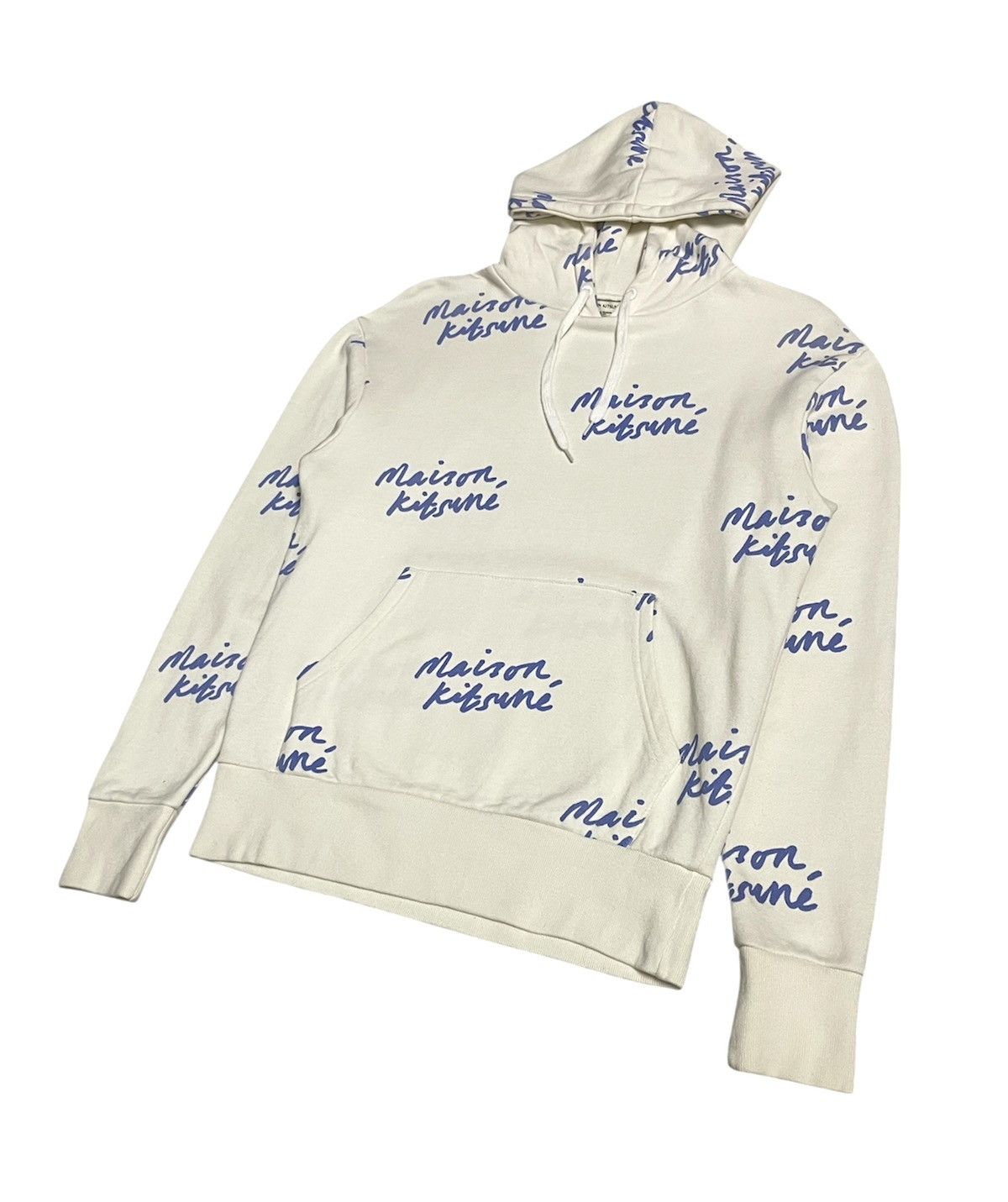 Maison Kitsune Maison Kitsune Hoodie Spellout Size US S / EU 44-46 / 1 - 1 Thumbnail