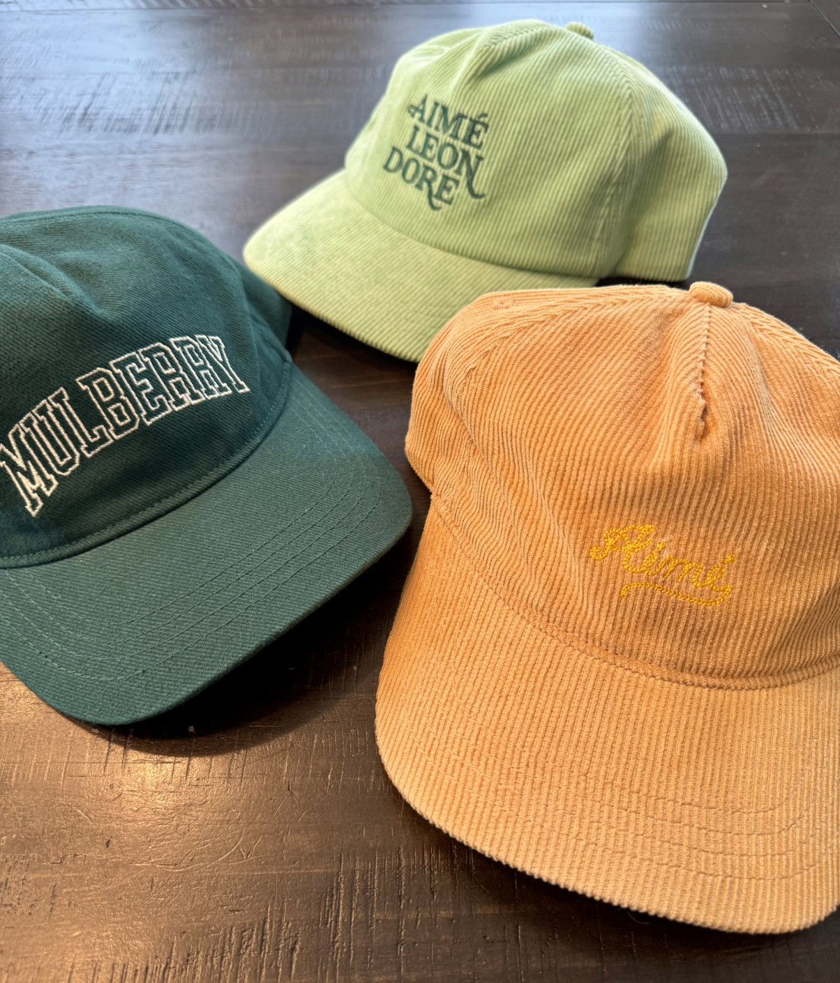 Aime Leon Dore Aime Leon Dore S/S2021 Chain Stitch Corduroy Hat Size ONE SIZE - 5 Thumbnail