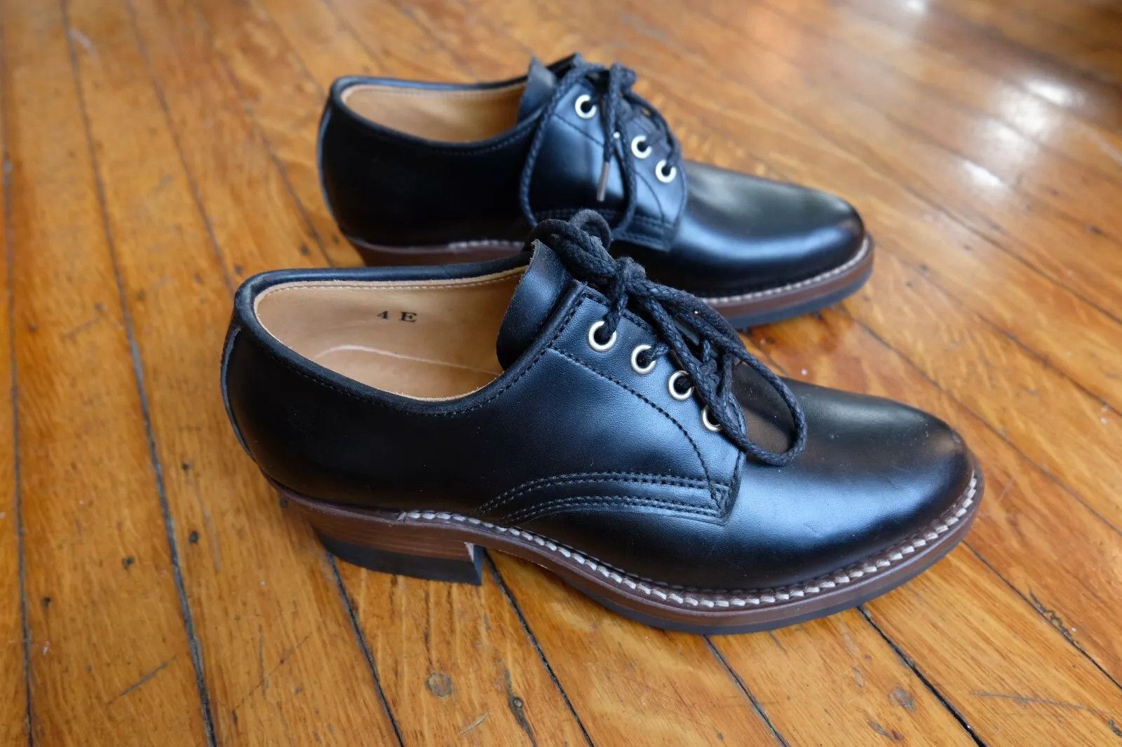 zerrows Serviceman [Overdyed Horse Butt Leather] [Size 4E] NWOB Size US 5 / IT 35 - 2 Thumbnail