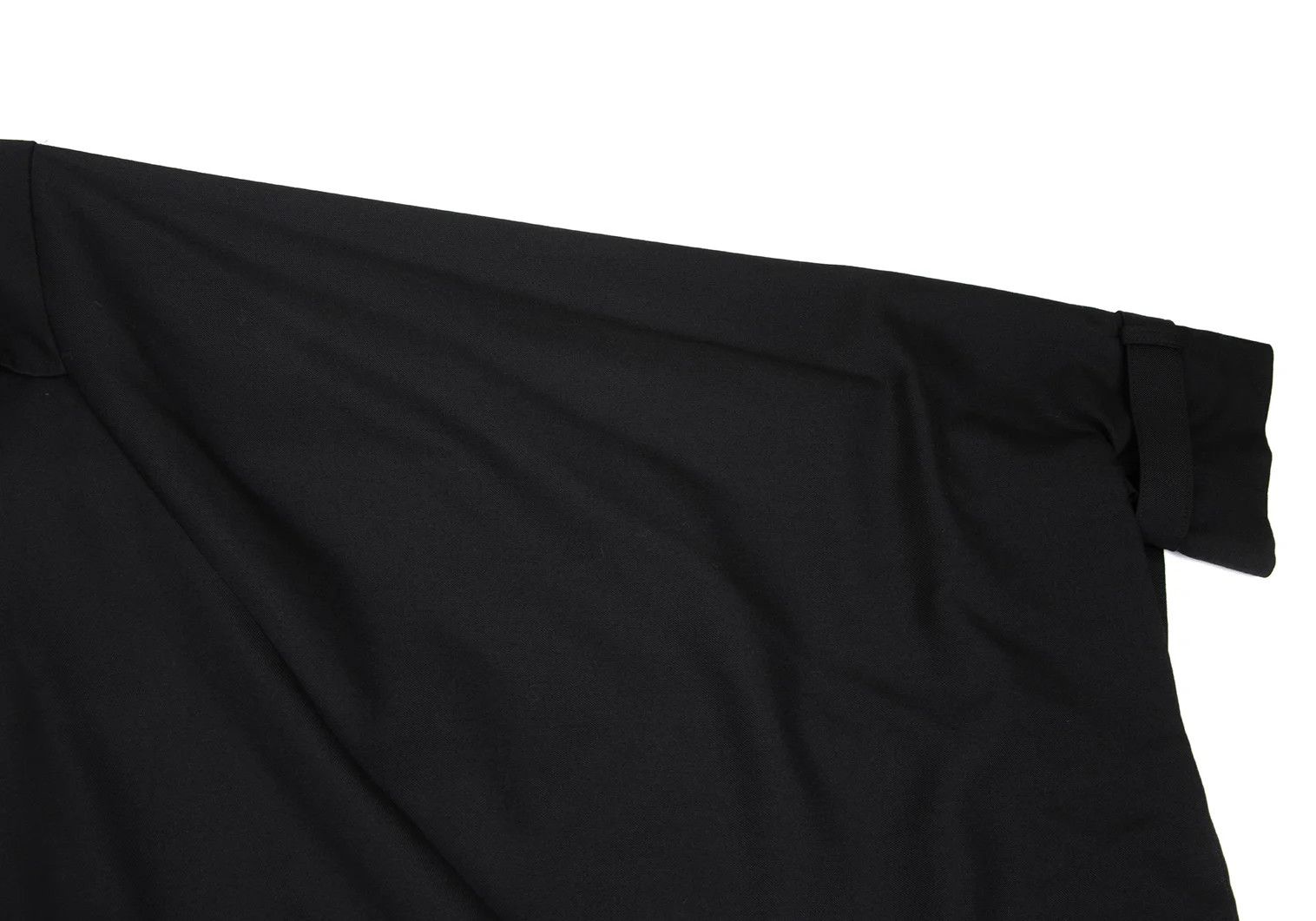 Yohji Yamamoto Wool-Poly Gabardine Trench Cape Coat in Black Size 3 Size US L / EU 52-54 / 3 - 6 Thumbnail