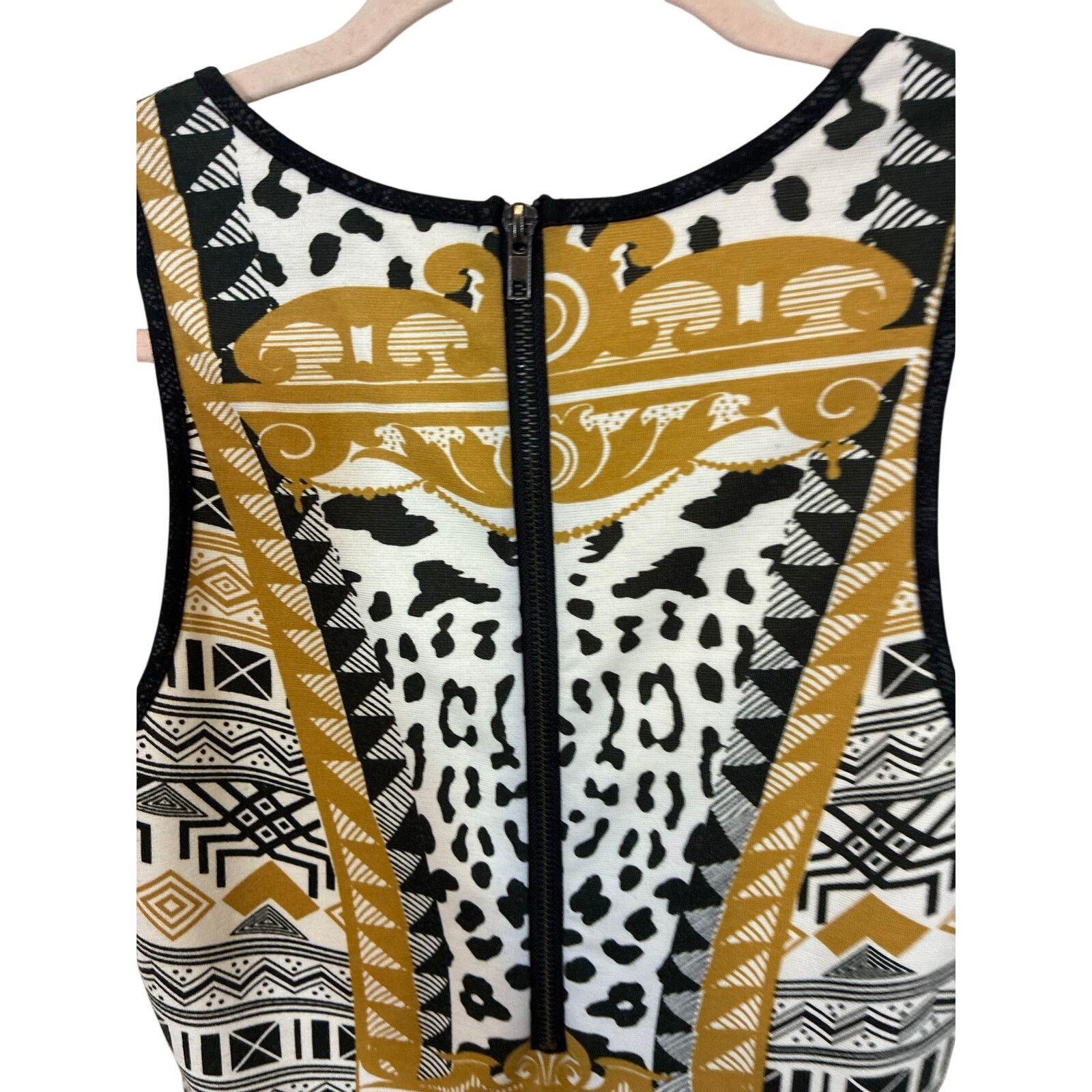 Buffalo David Bitton Buffalo David Bitton Leopard Tribal Print Mini Dress Small Size S / US 4 / IT 40 - 7 Thumbnail