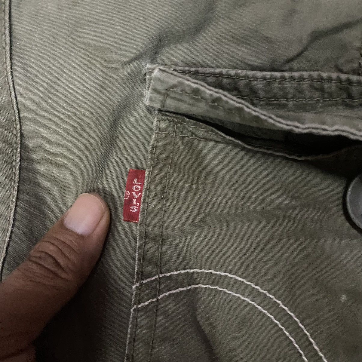 Levi's × Vintage Vtg Levis 502 Cargo Pants Size US 32 / EU 48 - 6 Thumbnail