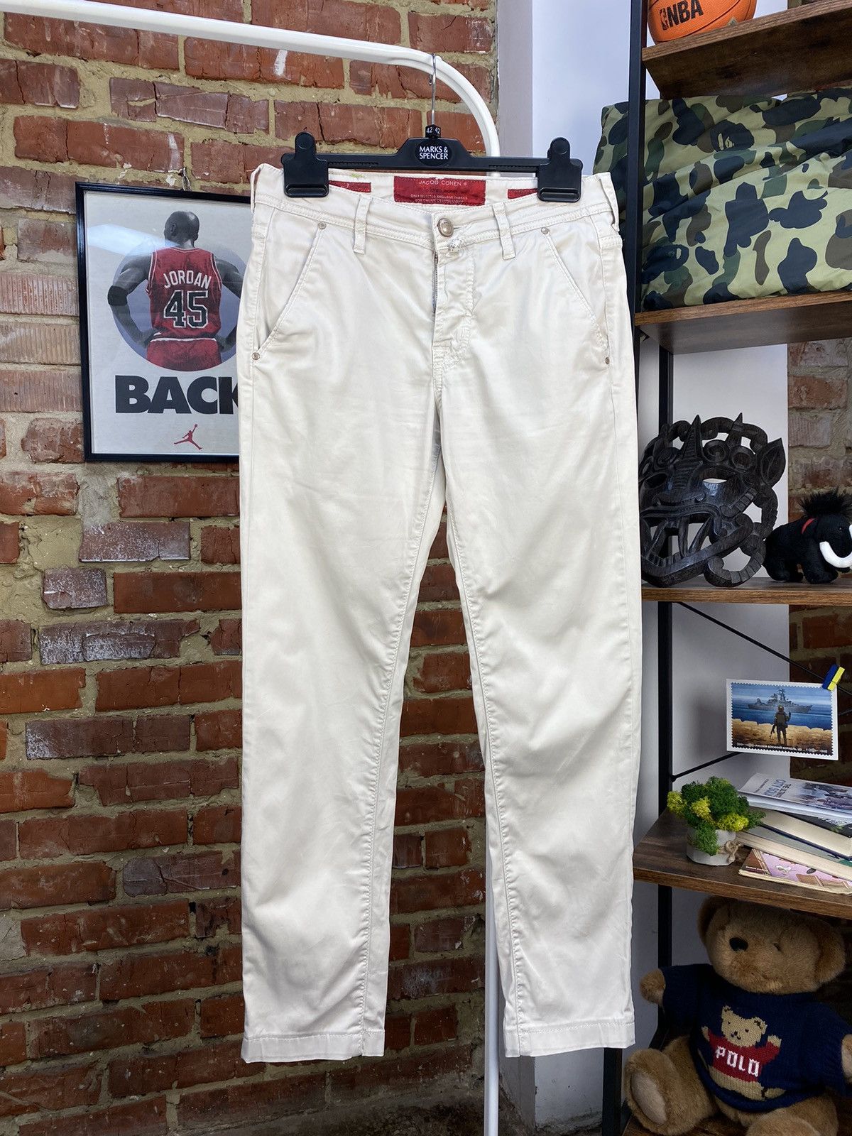 Jacob Cohen Jacob Cohen J606 Comfort Tailored Jeans Beige Chino Pants Size US 30 / EU 46 - 1 Thumbnail