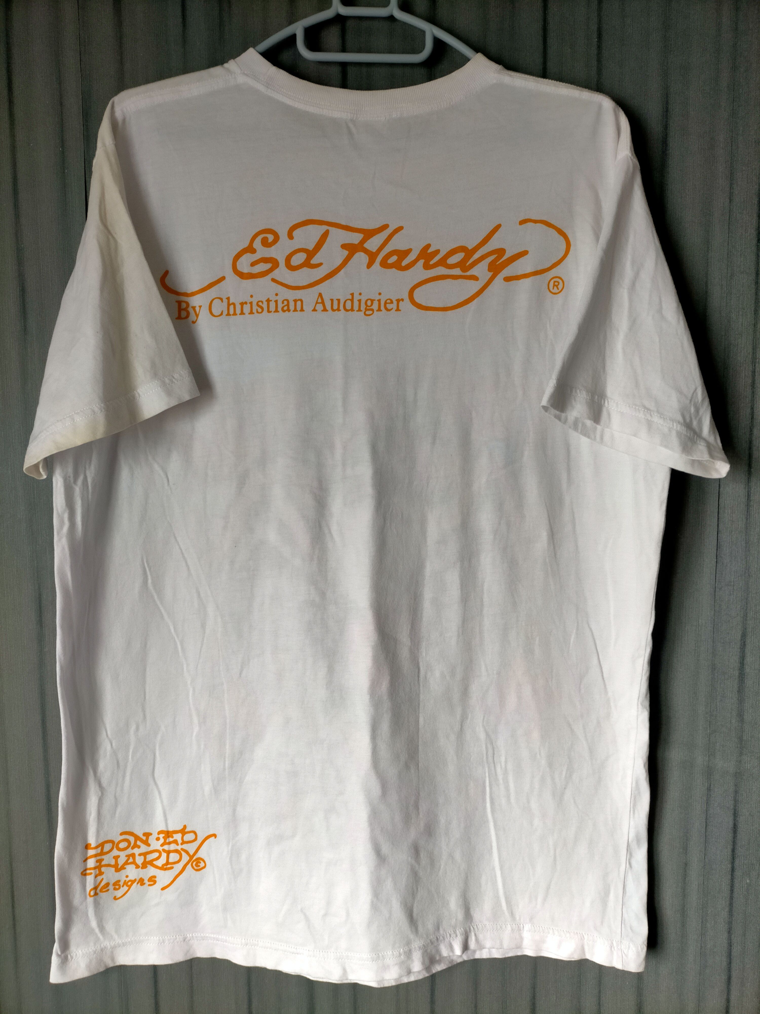 Ed Hardy Ed Hardy By Christian Audigier White T-shirt Size US XL / EU 56 / 4 - 10 Thumbnail