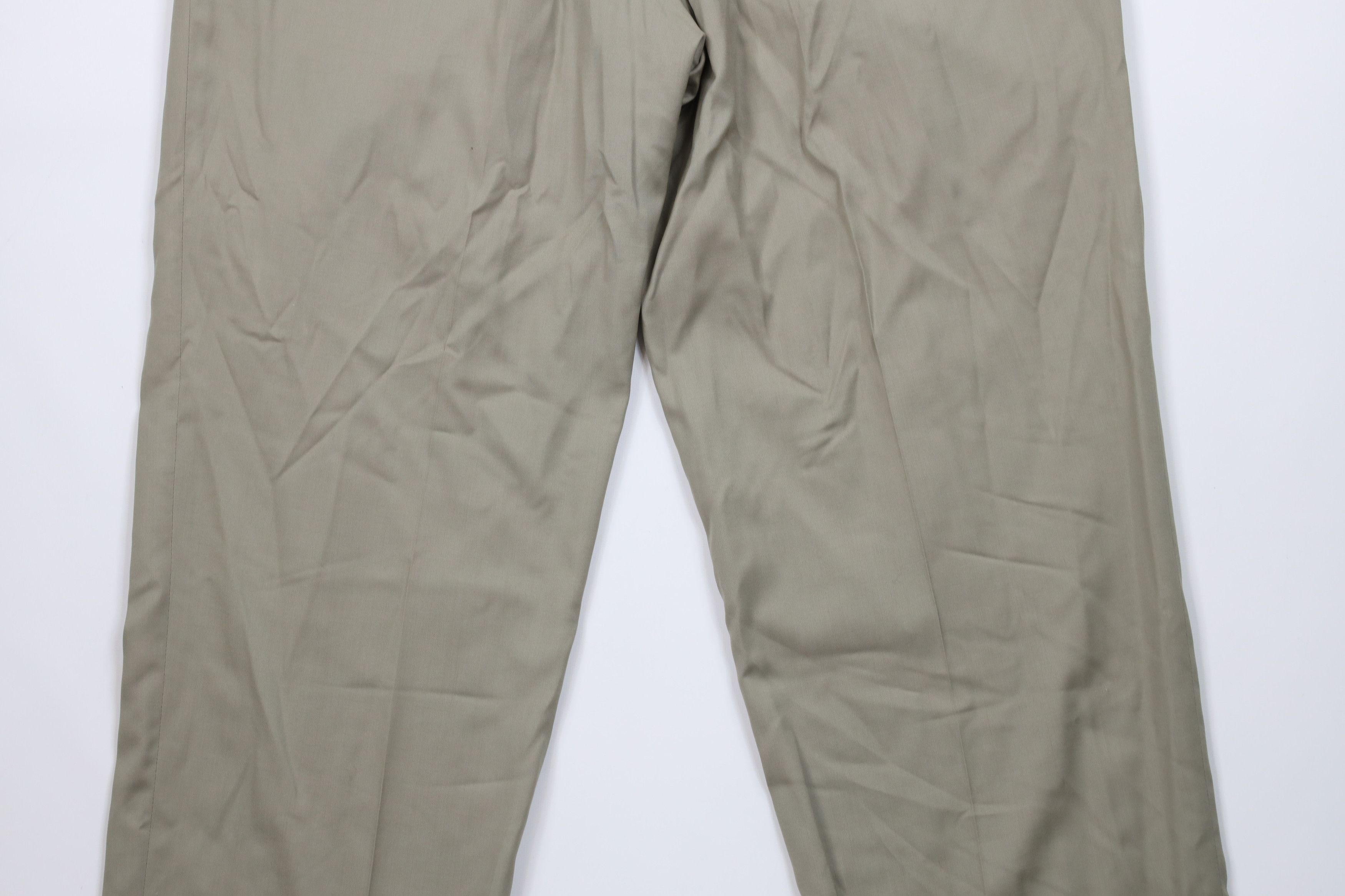 Vintage Vintage 90s Streetwear Cuffed Wide Leg Chino Pants Beige Size US 36 / EU 52 - 13 Thumbnail