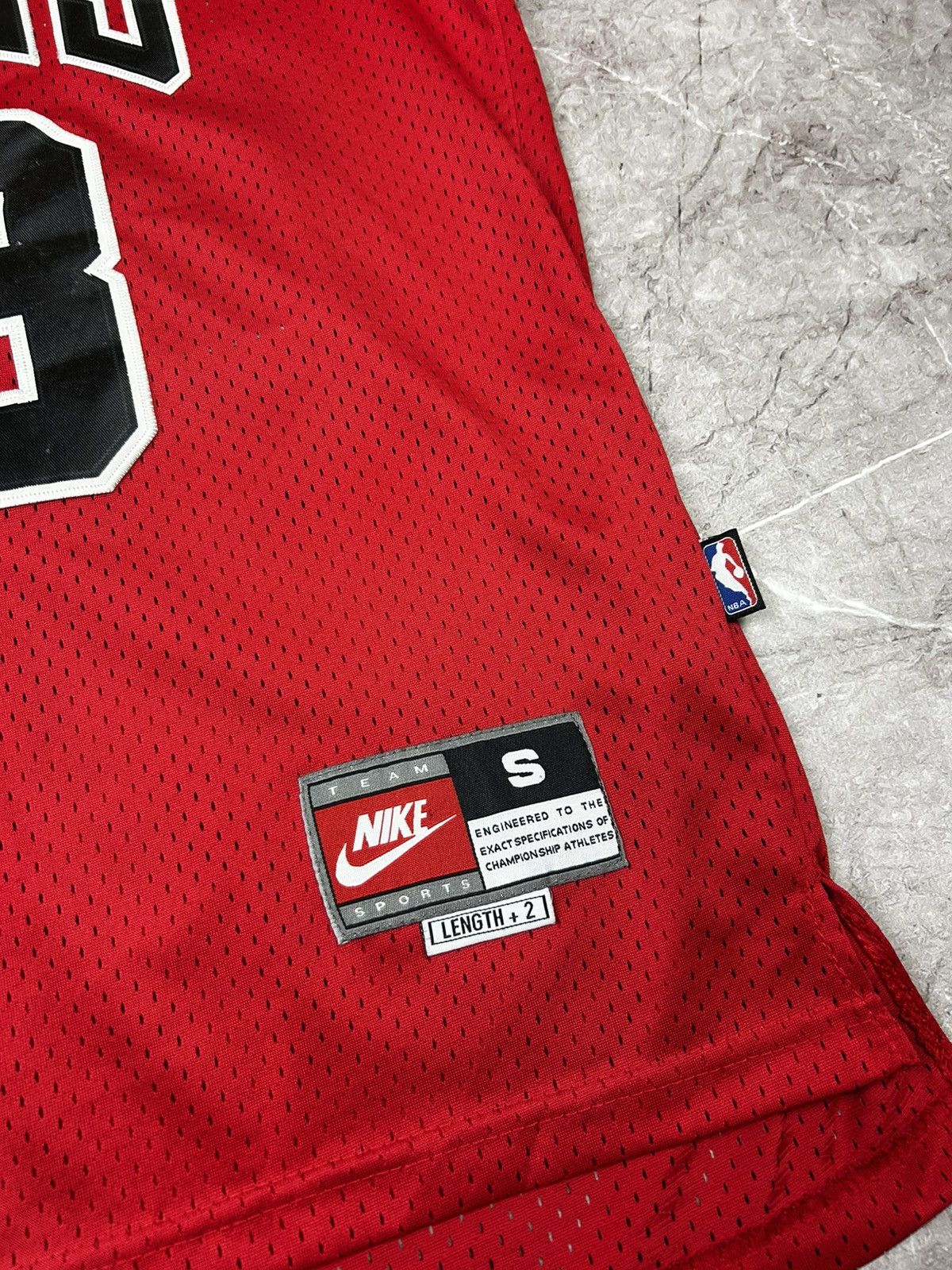 NBA × Nike × Vintage Nike 1990s Vintage Chicago Bulls Jordan 23 Jersey Shirt Rare Size US S / EU 44-46 / 1 - 5 Thumbnail