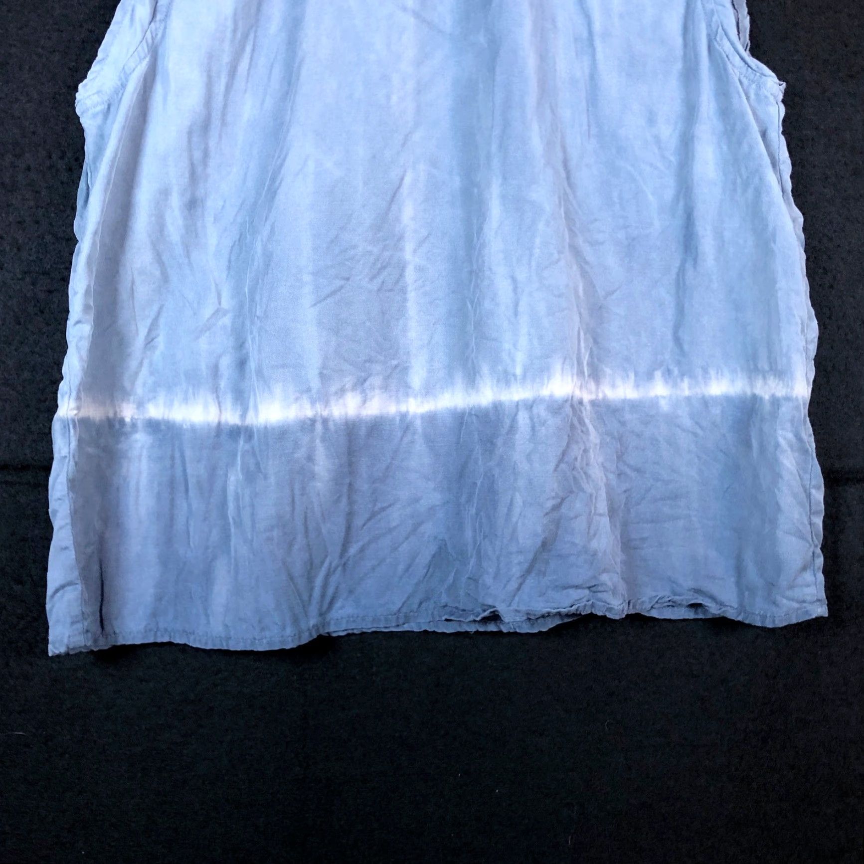Anthropologie Cloth & Stone Womens Tank Blue Ruffle Lightweight XS Shirt Casual Boho Preppy Size XS / US 0-2 / IT 36-38 - 3 Thumbnail