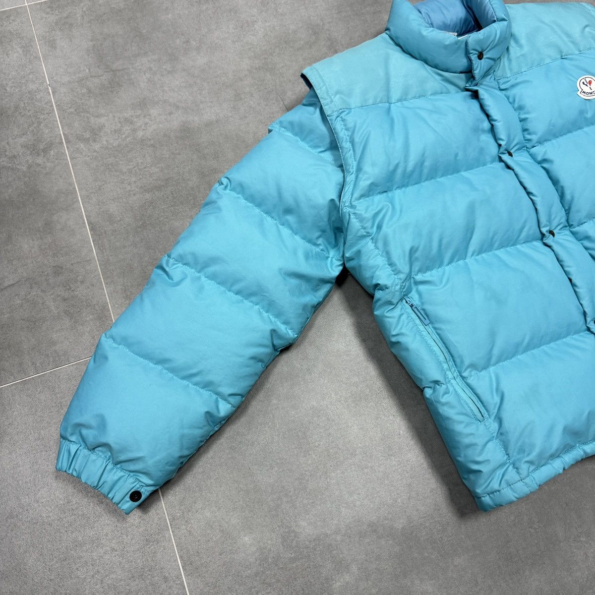 Moncler Grenoble Vintage Moncler Grenoble Down Vest Jacket Retro Blue Size 1 Size US S / EU 44-46 / 1 - 4 Thumbnail