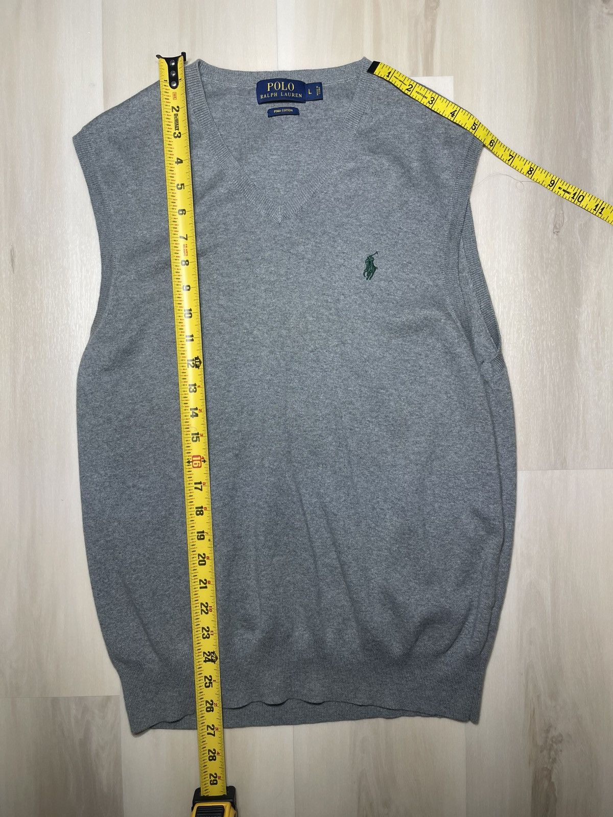 Polo Ralph Lauren Polo Ralph Lauren Gray Pima Cotton Pullover Sweater Golf Size US L / EU 52-54 / 3 - 5 Thumbnail