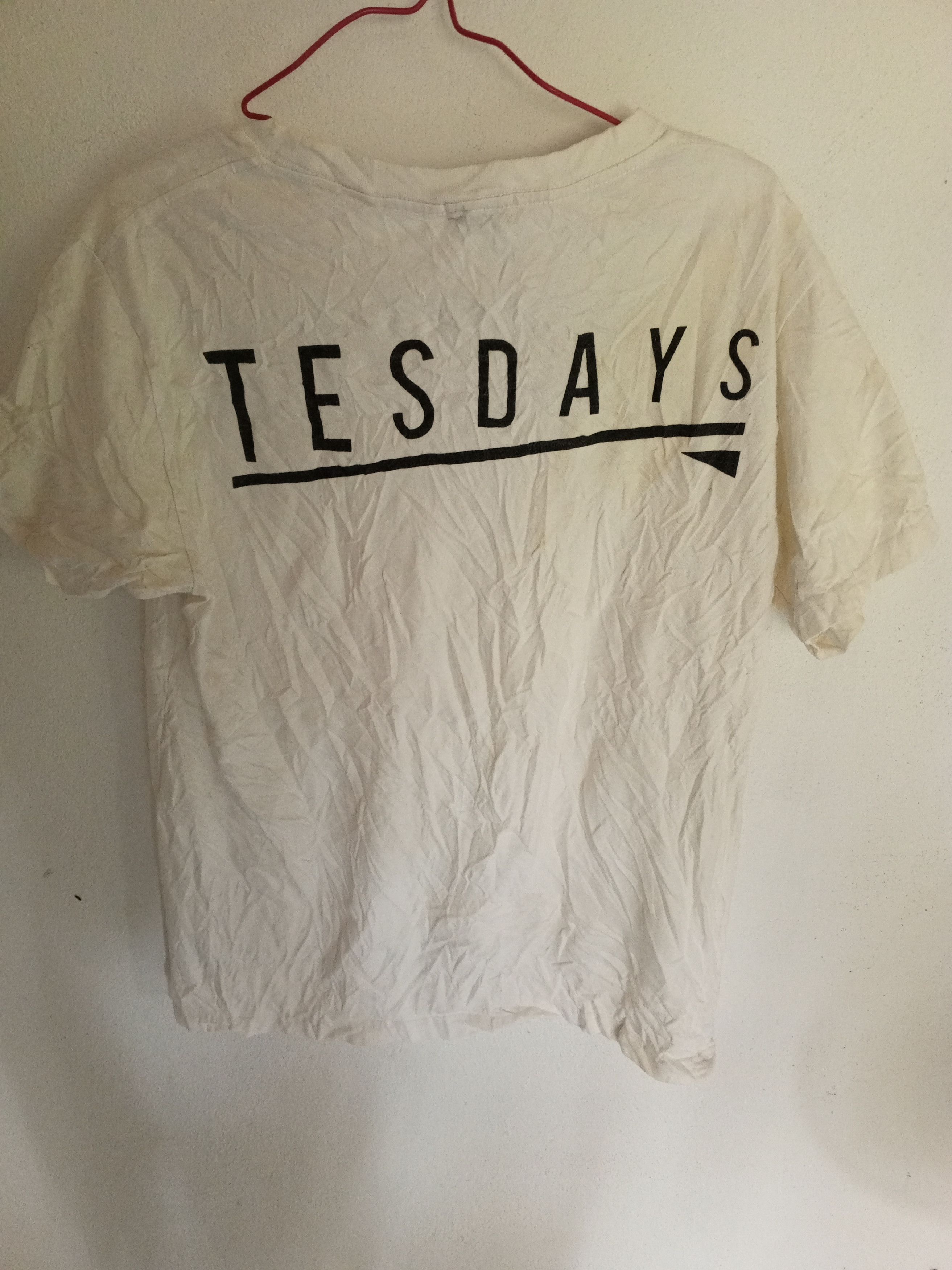 Designer × Japanese Brand TES WHITE TEE JAPAN Size US L / EU 52-54 / 3 - 3 Thumbnail