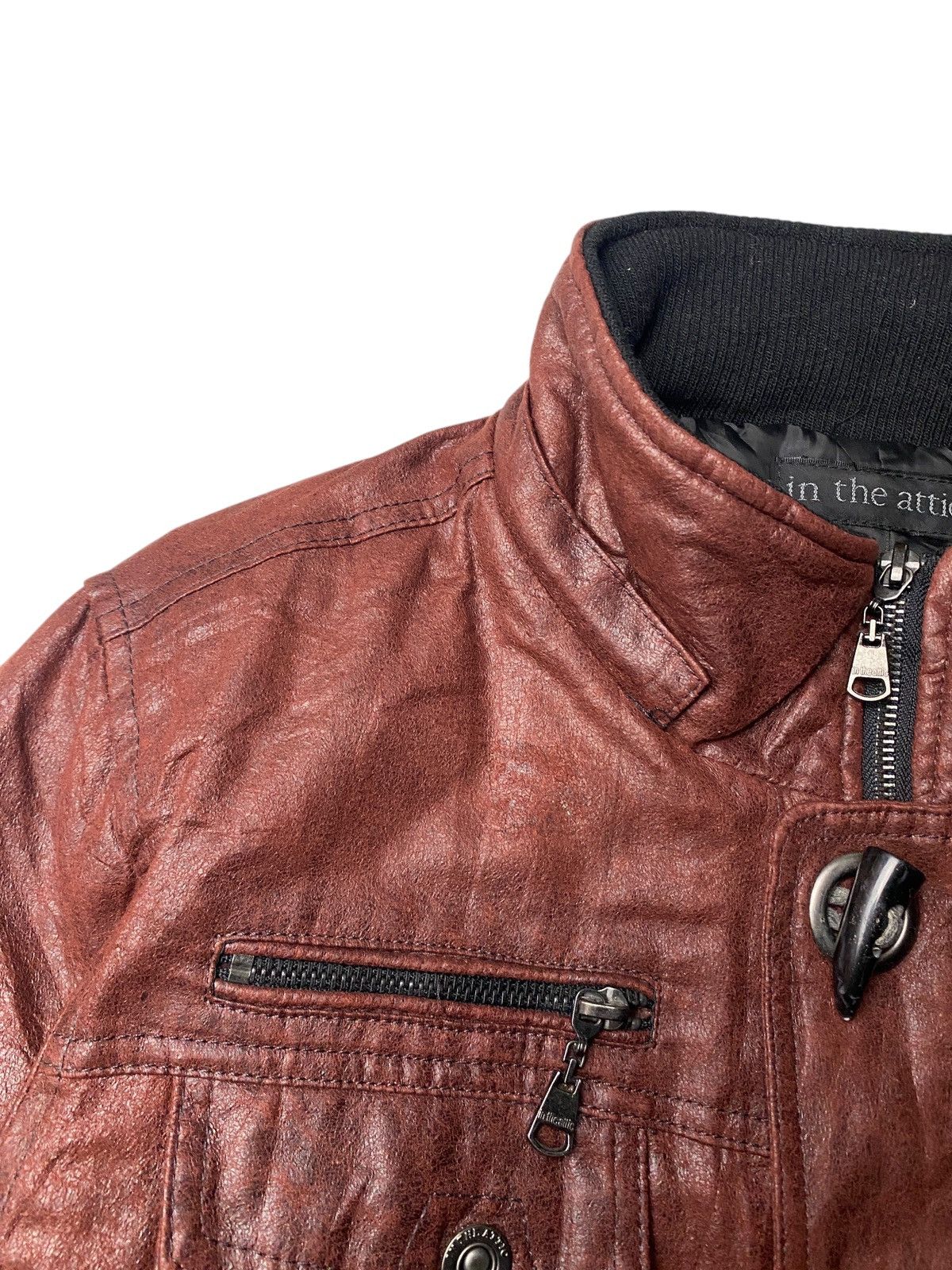 If Six Was Nine 2000's In The Attic Biker Jacket Size US M / EU 48-50 / 2 - 6 Thumbnail