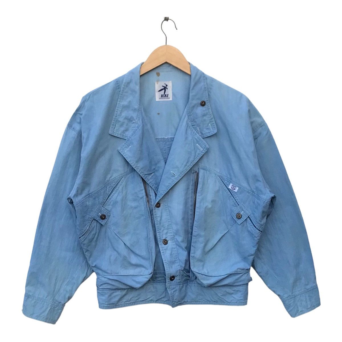 Hai Sporting Gear Hai Sporting Gear Faded Double Colar Rockabilly Light Jacket Size US M / EU 48-50 / 2 - 2 Thumbnail