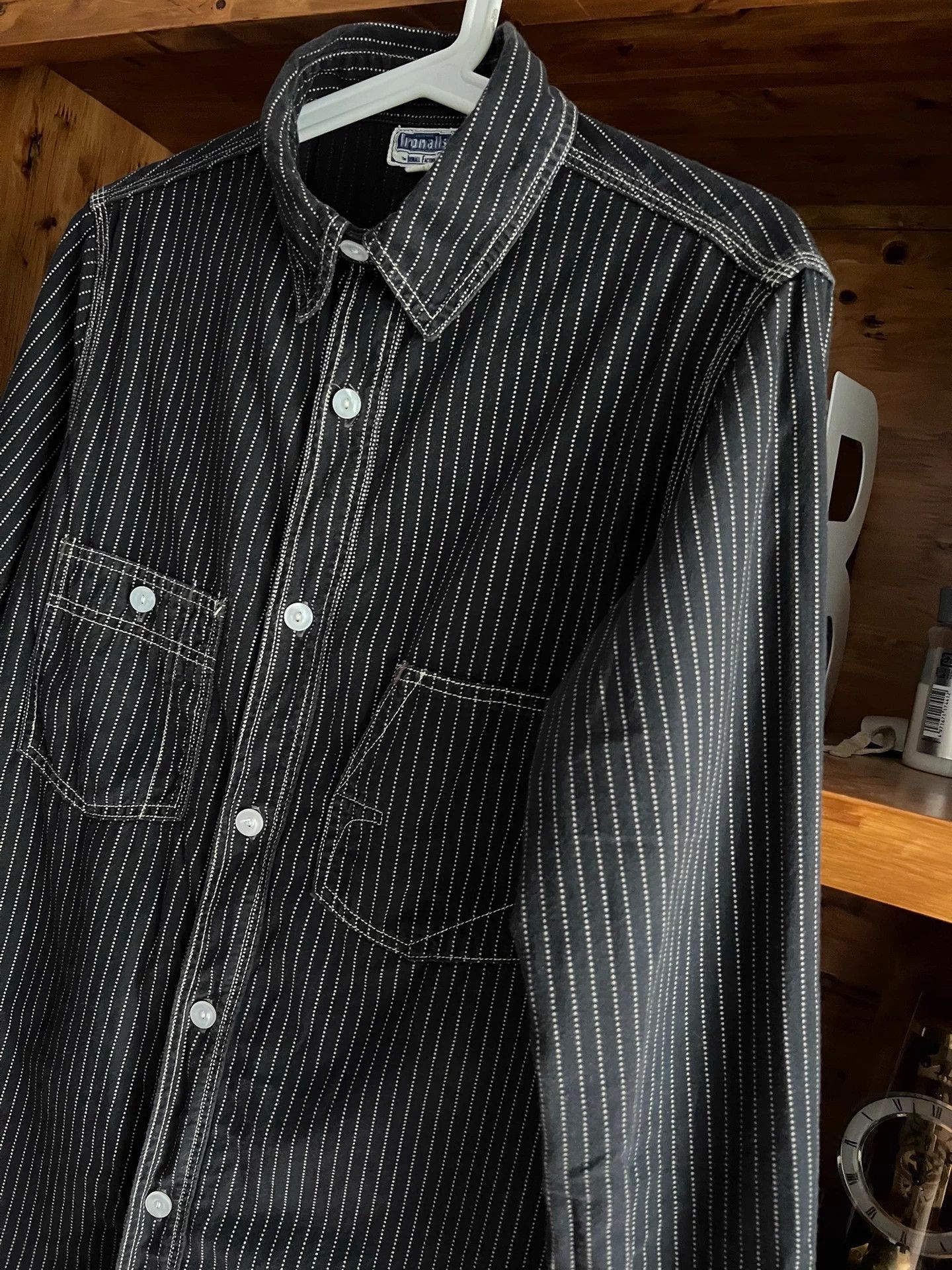 Freewheelers Freewheelers Wabash 3-Needle Work Shirt Black RARE Size US S / EU 44-46 / 1 - 5 Thumbnail