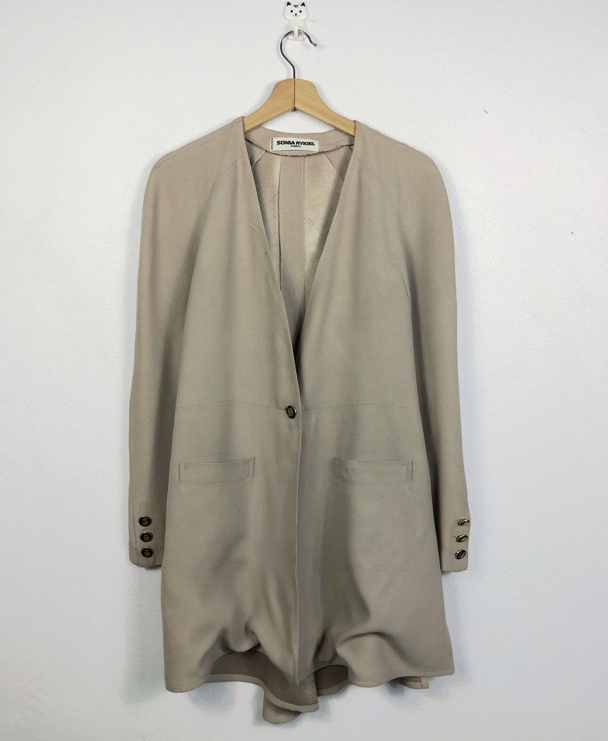 Designer × Sonia Rykiel × Vintage Rare Vintage Sonia Rykiel Button Jacket Made in France Size S / US 4 / IT 40 - 1 Thumbnail