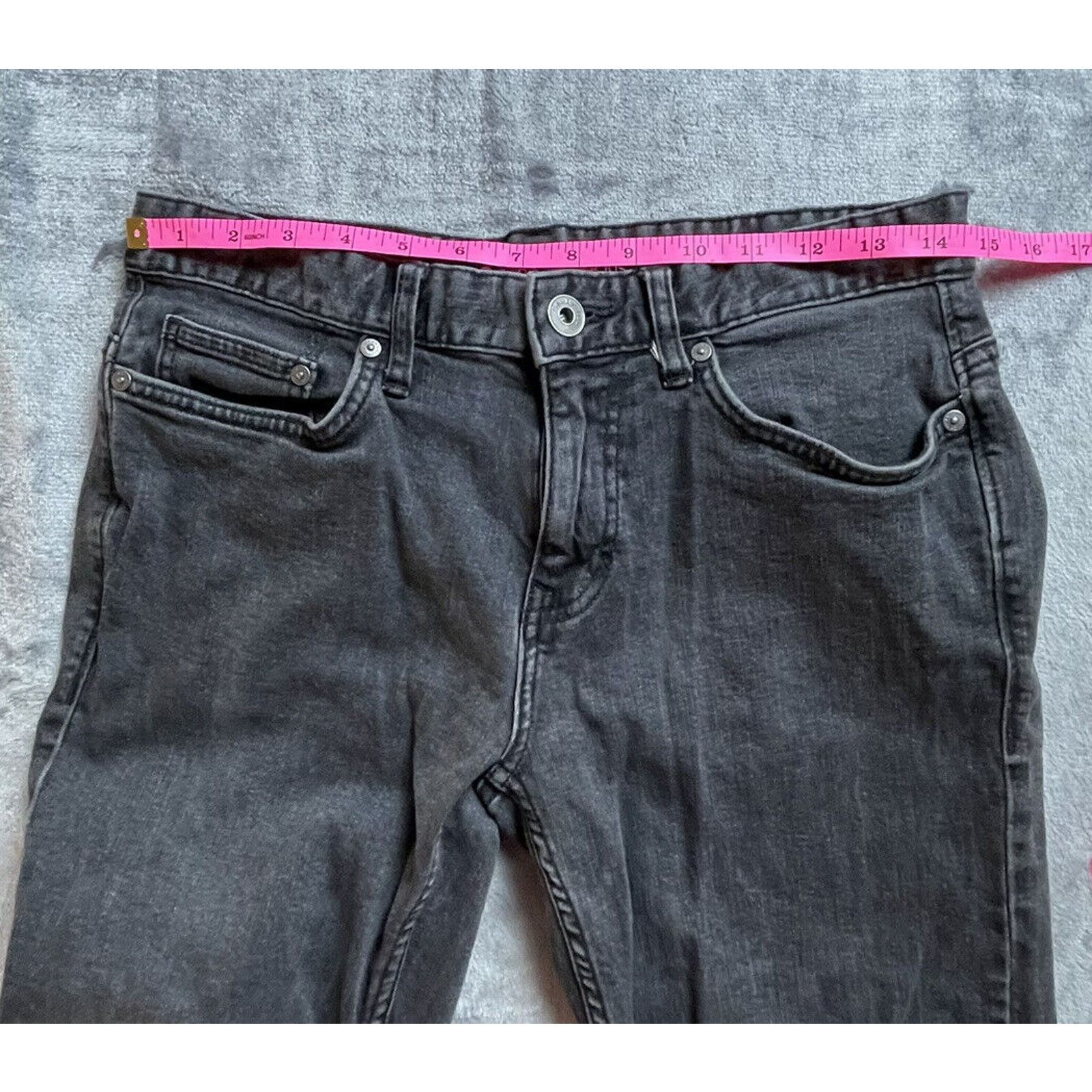 Calvin Klein Calvin Klein Jeans 30 Black Denim Straight Rocker Grunge Size US 30 / EU 46 - 9 Thumbnail