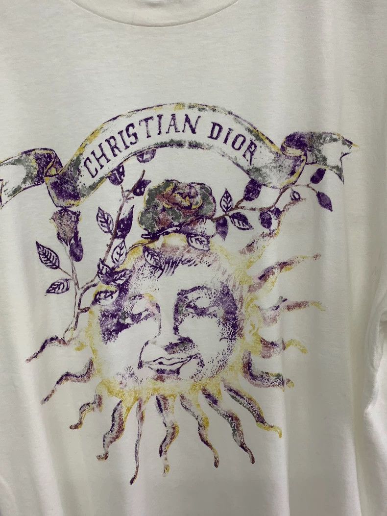 Dior Dior Purple sunflower print short-sleeved T-shirt Size M / US 6-8 / IT 42-44 - 2 Thumbnail