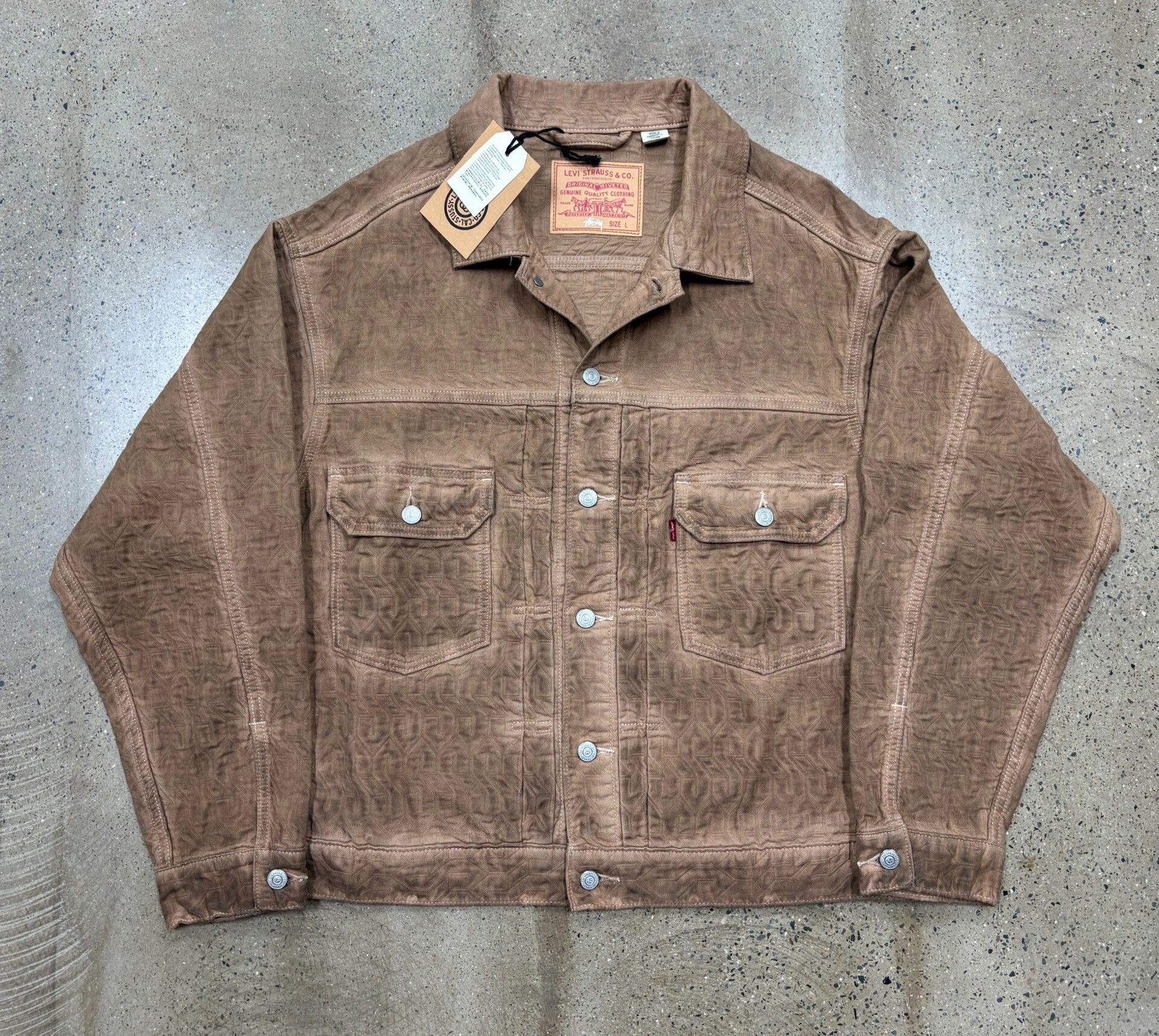 Stussy Stussy Floral Jacquard Garage Jacket | Grailed