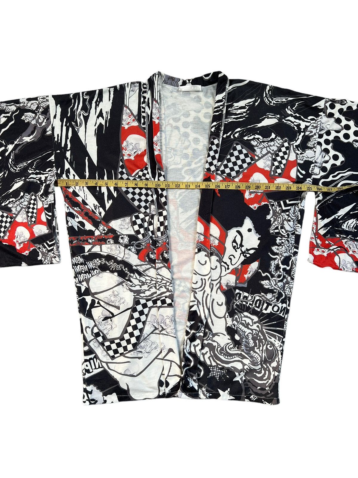 Japanese Brand ACDC RAG 🇯🇵 Harajuku Skulls Punk Kimono Size US M / EU 48-50 / 2 - 8 Thumbnail