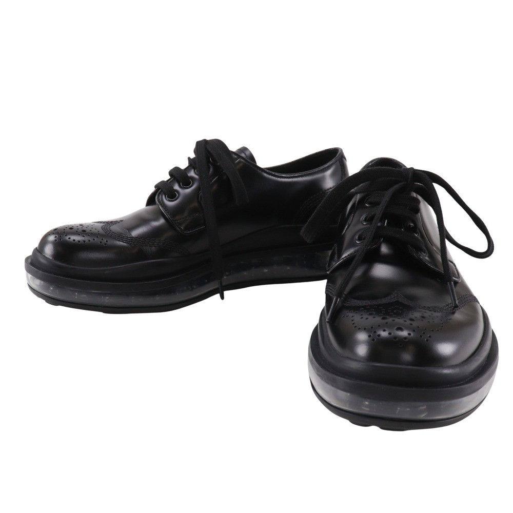 Prada Prada Prada Wingtip Leather Sneakers Leather Shoes 2EG299 DUTY FREE for USA Size ONE SIZE - 1 Thumbnail