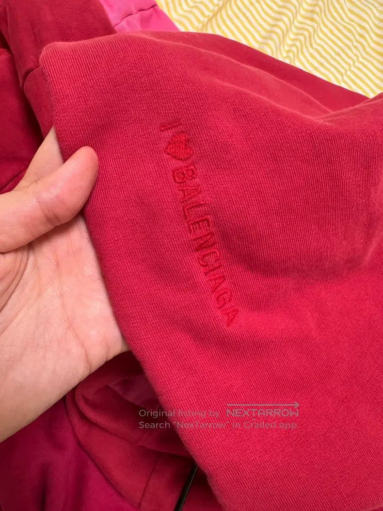 Balenciaga Balenciaga Pink Hoodie Size US XXS / EU 40 - 3 Thumbnail
