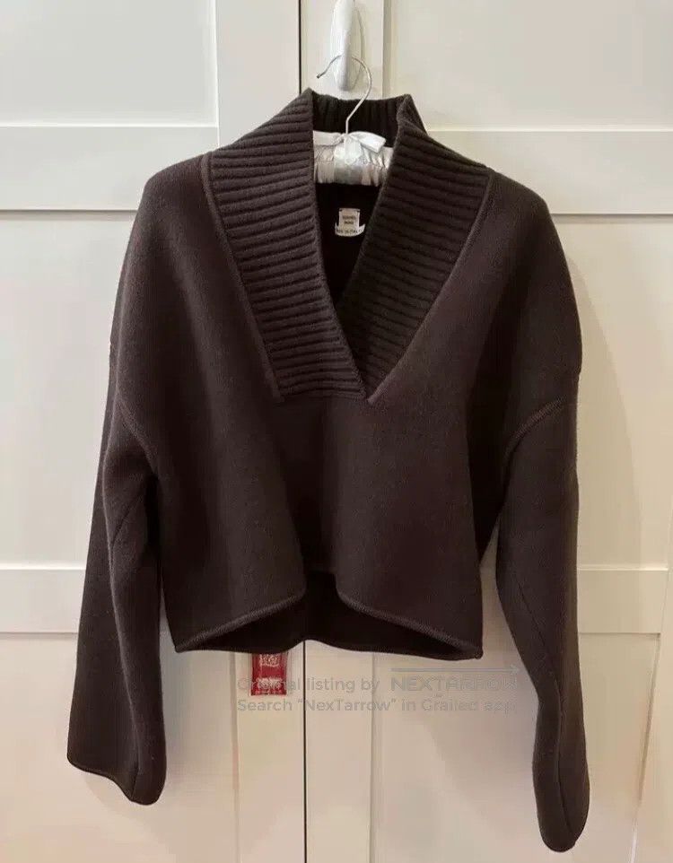Hermes Hermes Brown Melange Wool Sweater Top Size XS / US 0-2 / IT 36-38 - 1 Thumbnail