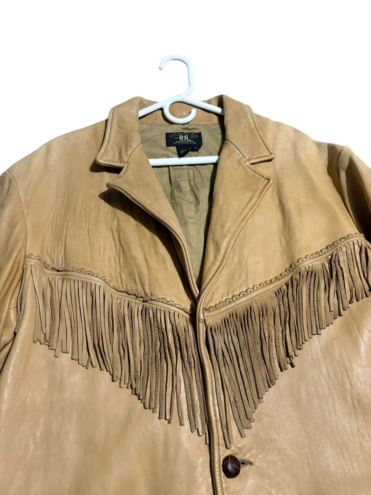 RRL Ralph Lauren RRL Ralph Lauren Fringe Duster Leather Jacket Western cowboy Size US M / EU 48-50 / 2 - 4 Thumbnail