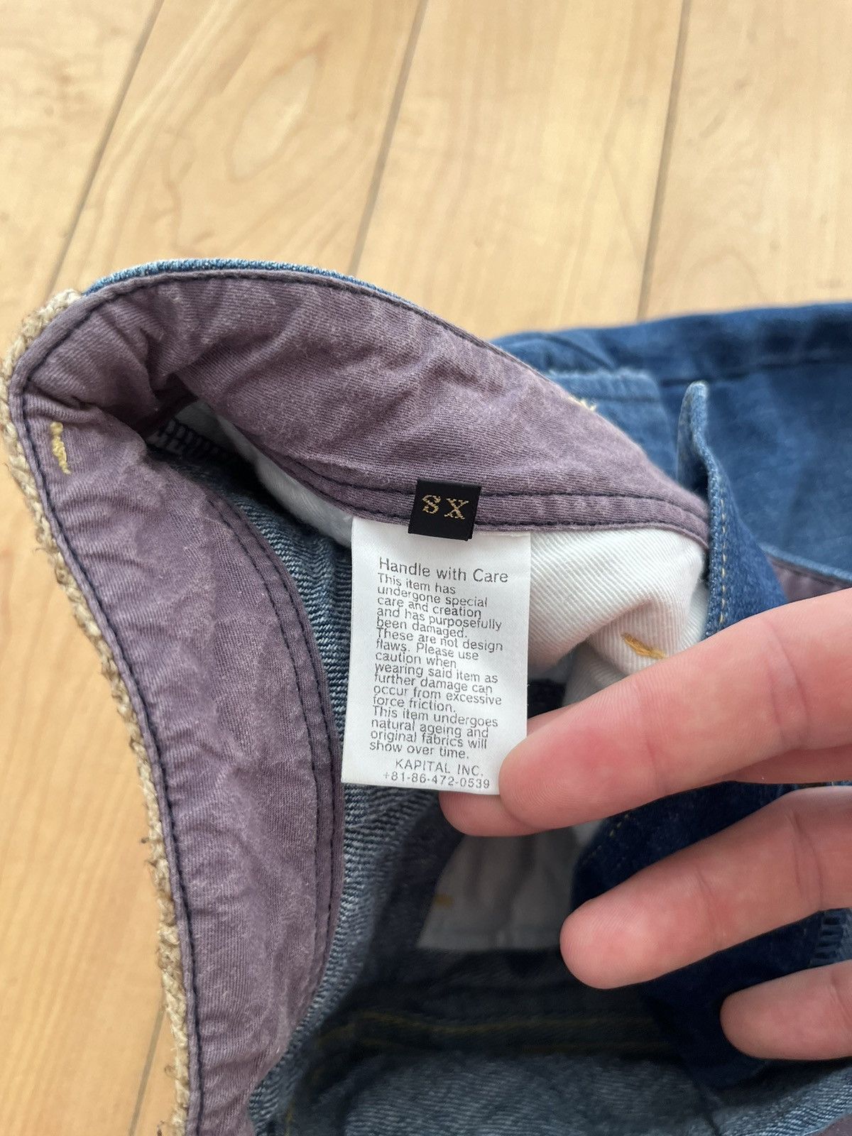 Kapital Kapital Patchwork & Linen Yoke Jeans Size US 28 / EU 44 - 8 Thumbnail