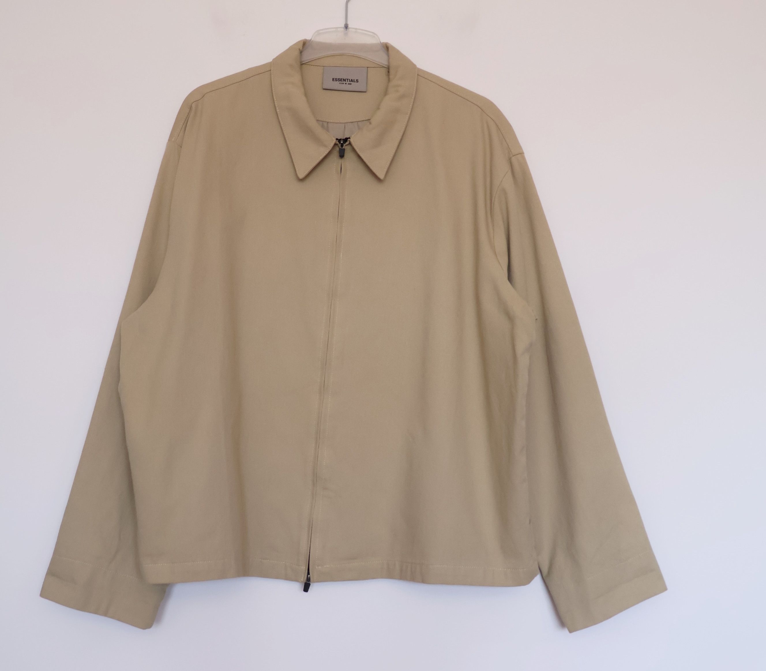 Fear of God Fear of God ESSENTIALS Beige Cotton Twill Jacket Size M Size US M / EU 48-50 / 2 - 2 Thumbnail