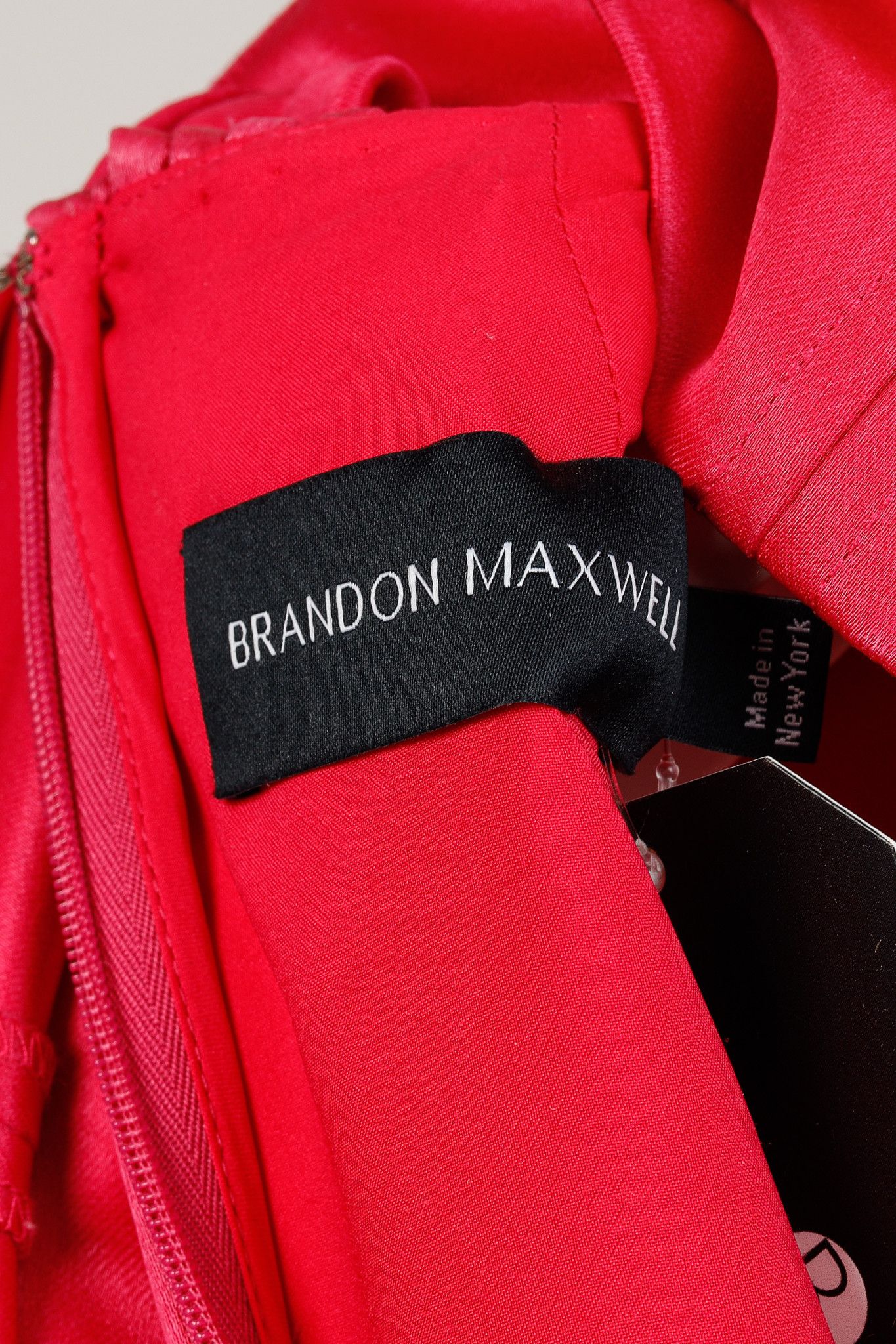 Brandon Maxwell Brandon Maxwell AW/19 Silk-Shantung Cape-Sleeve Midi Dress Size S / US 4 / IT 40 - 11 Thumbnail