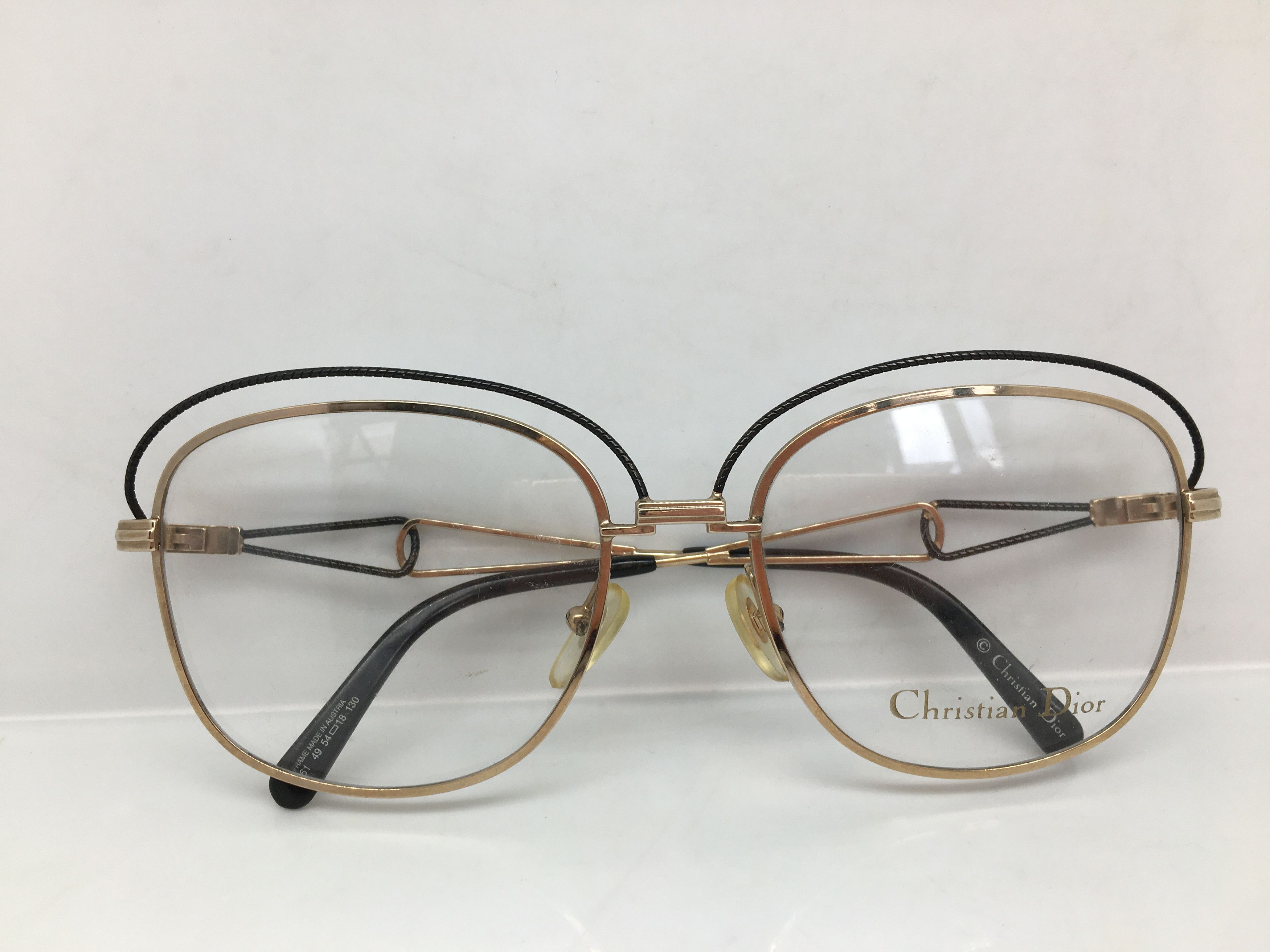 Dior Vintage Christian Dior 2461 Woman Eyeglasses Frame Austria Size ONE SIZE - 6 Thumbnail