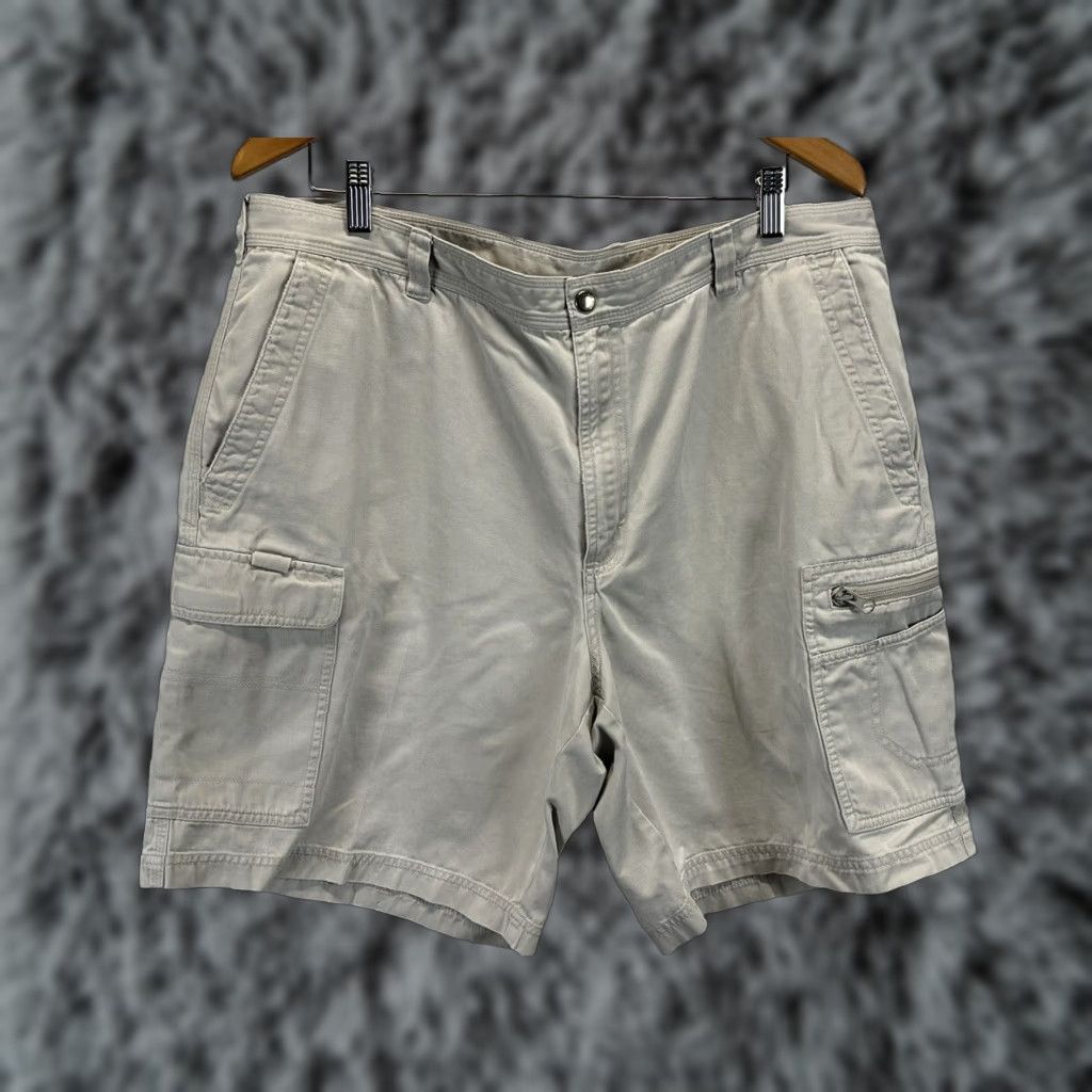 Vintage Columbia Cargo Shorts Men 38 Beige Outdoor Hiking Flat Front Casual Short Pants Adult Regular Men Size US 38 / EU 54 - 1 Thumbnail