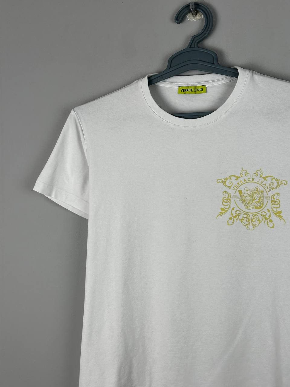 Versace Jeans Couture Versace Jeans Couture Luxury White Logo T Shirt Size US M / EU 48-50 / 2 - 3 Thumbnail