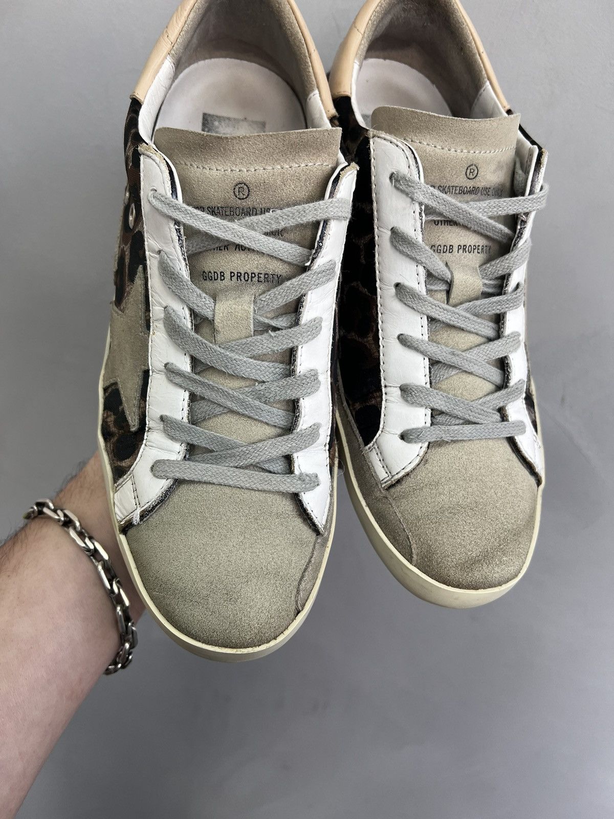 Golden Goose LUXURY GOLDEN GOOSE SUPER STAR LEOPARD PRINT LEATHER SHOES Size US 7 / IT 37 - 13 Thumbnail