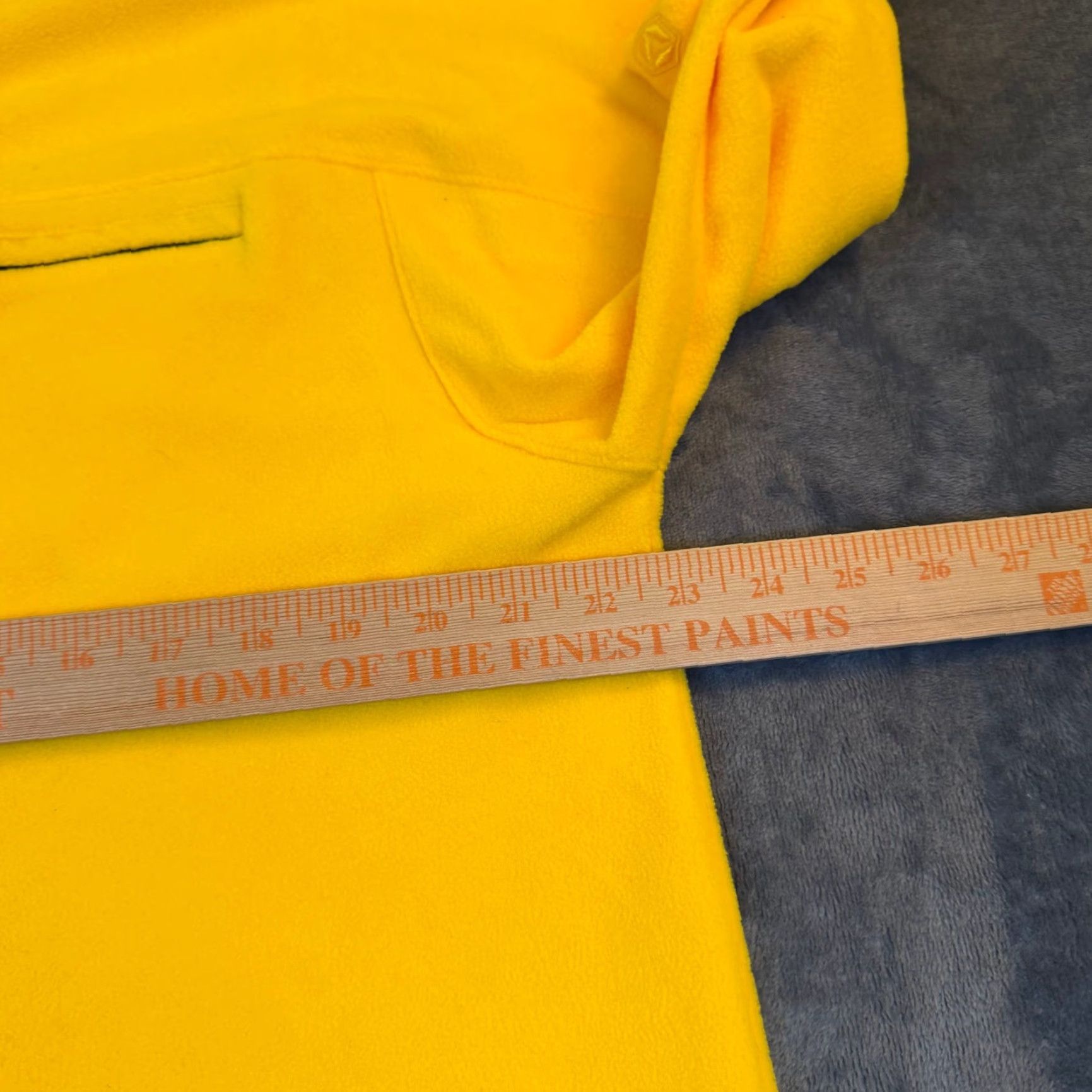 Old Navy Old Navy Fleece Pullover Mens Large Yellow Quarter Zip Adjustable Hem 1/4 Zip Pocket Mock Neck Sweater Casual Travel Hiking Size US L / EU 52-54 / 3 - 7 Thumbnail