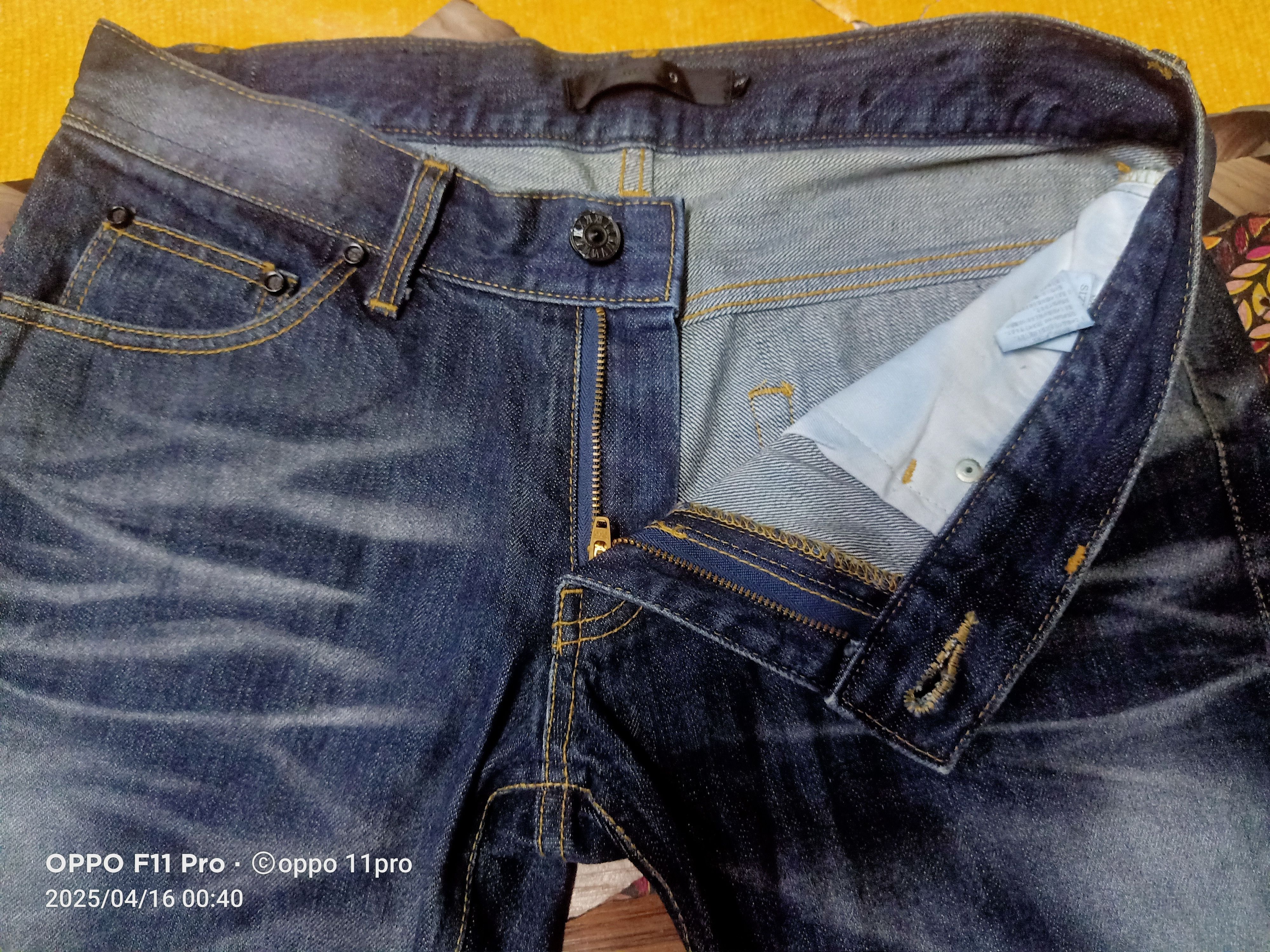 If Six Was Nine × Le Grande Bleu (L.G.B.) Midas 9 XL FlareDenim HoneyCum Design Size US 33 - 13 Thumbnail