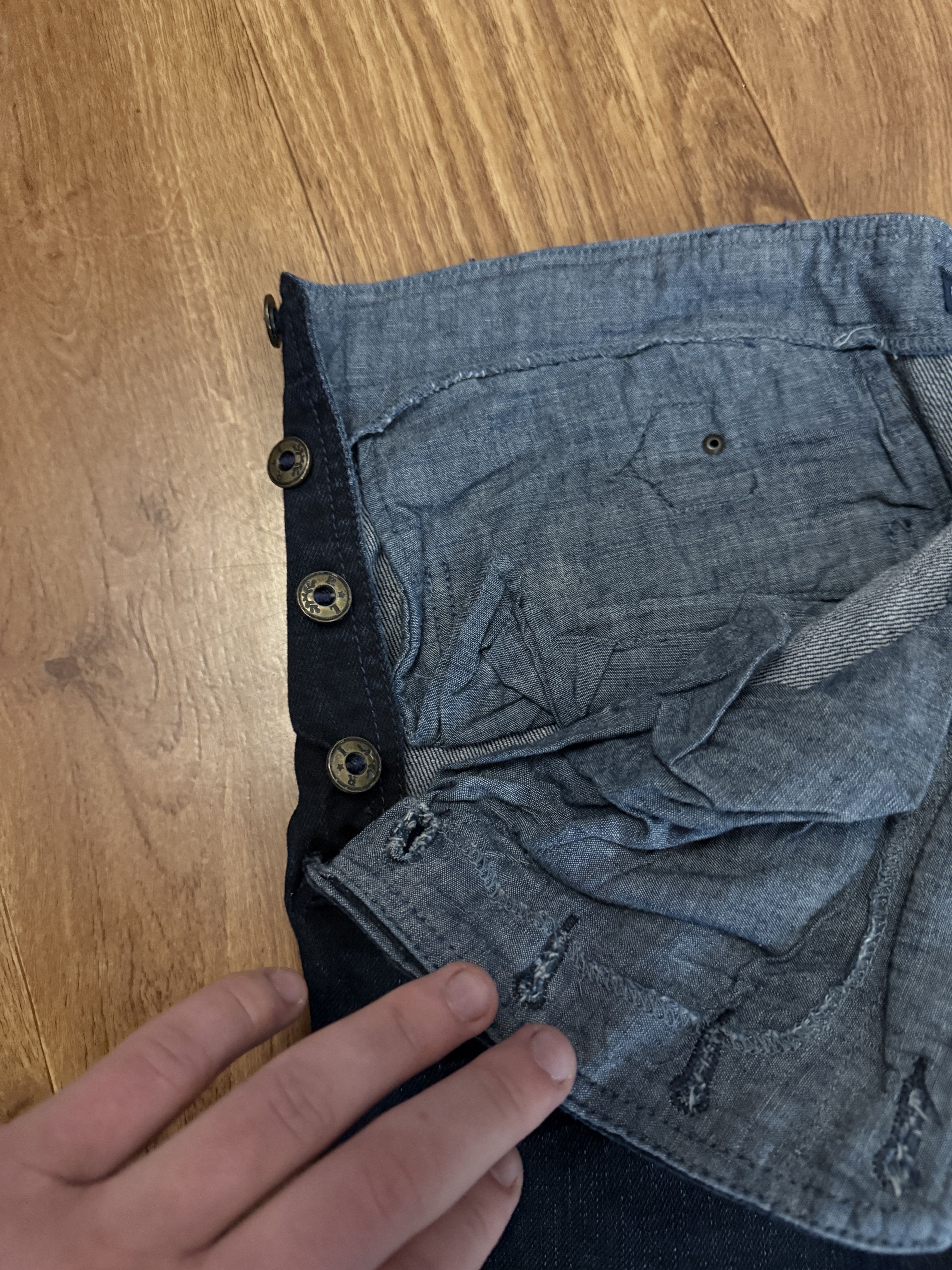 Polo Ralph Lauren Vintage Ralph Lauren Flared Jeans Denim Pants Opium 32/34 Size 32" / US 10 / IT 46 - 6 Thumbnail