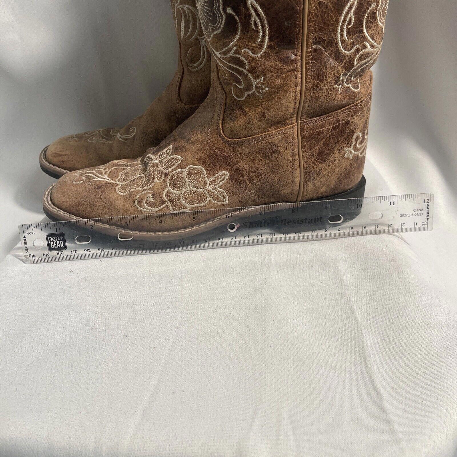 Designer SHYANNE GIRLS 6.0D FLORAL EMBROIDERED WESTERN BOOTS Size US 6 / IT 36 - 7 Thumbnail