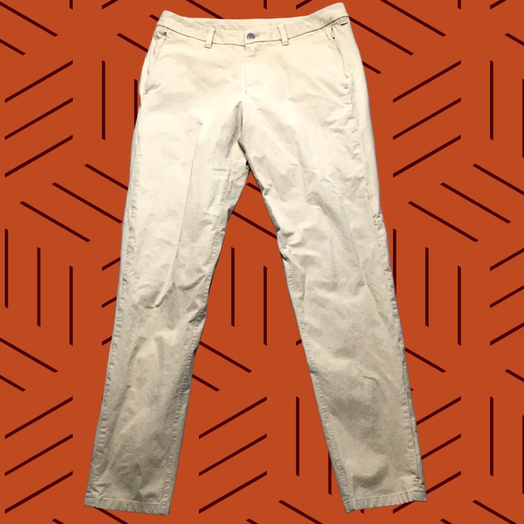 Lululemon Lululemon ABC Pant Mens 33x31 Brown Chino Performance Moisture Wicking Pockets Flat Front Modern 33 Inseam 31 Inseam Mens Size US 33 - 1 Thumbnail