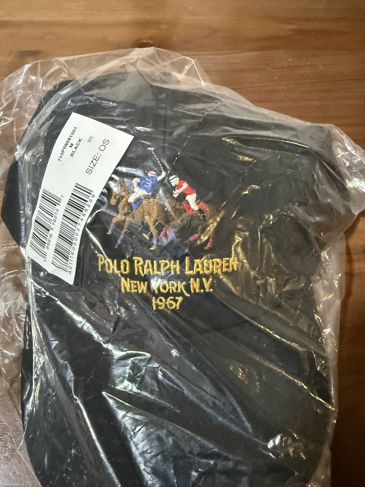 Polo Ralph Lauren Polo Ralph Lauren Cotton Twill Ball Cap Black Ponies 1967 Size ONE SIZE - 5 Thumbnail