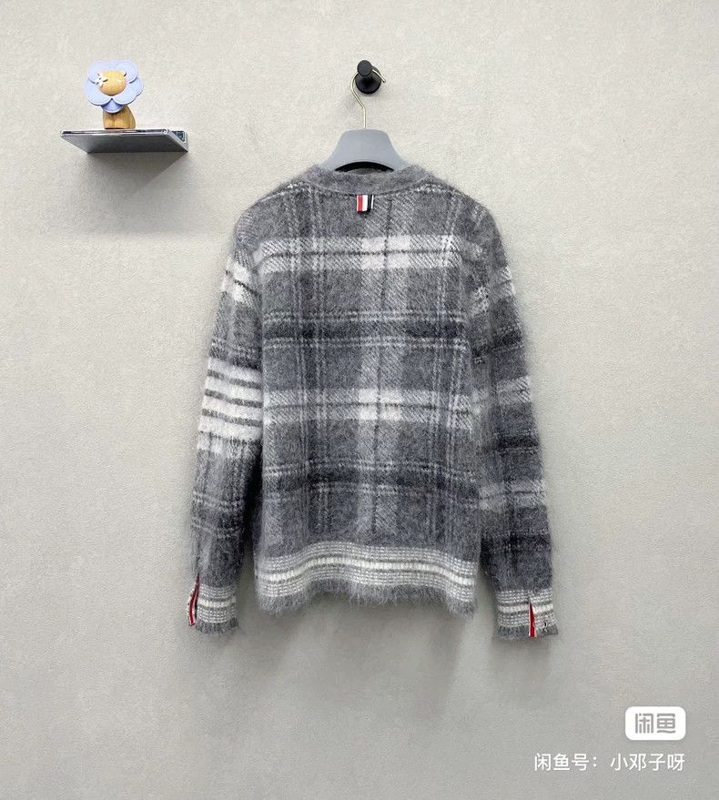 Thom Browne Thom Browne Size 0 23 gray knitted cardigans jacket 2503-Ne Size XS / US 0-2 / IT 36-38 - 2 Thumbnail