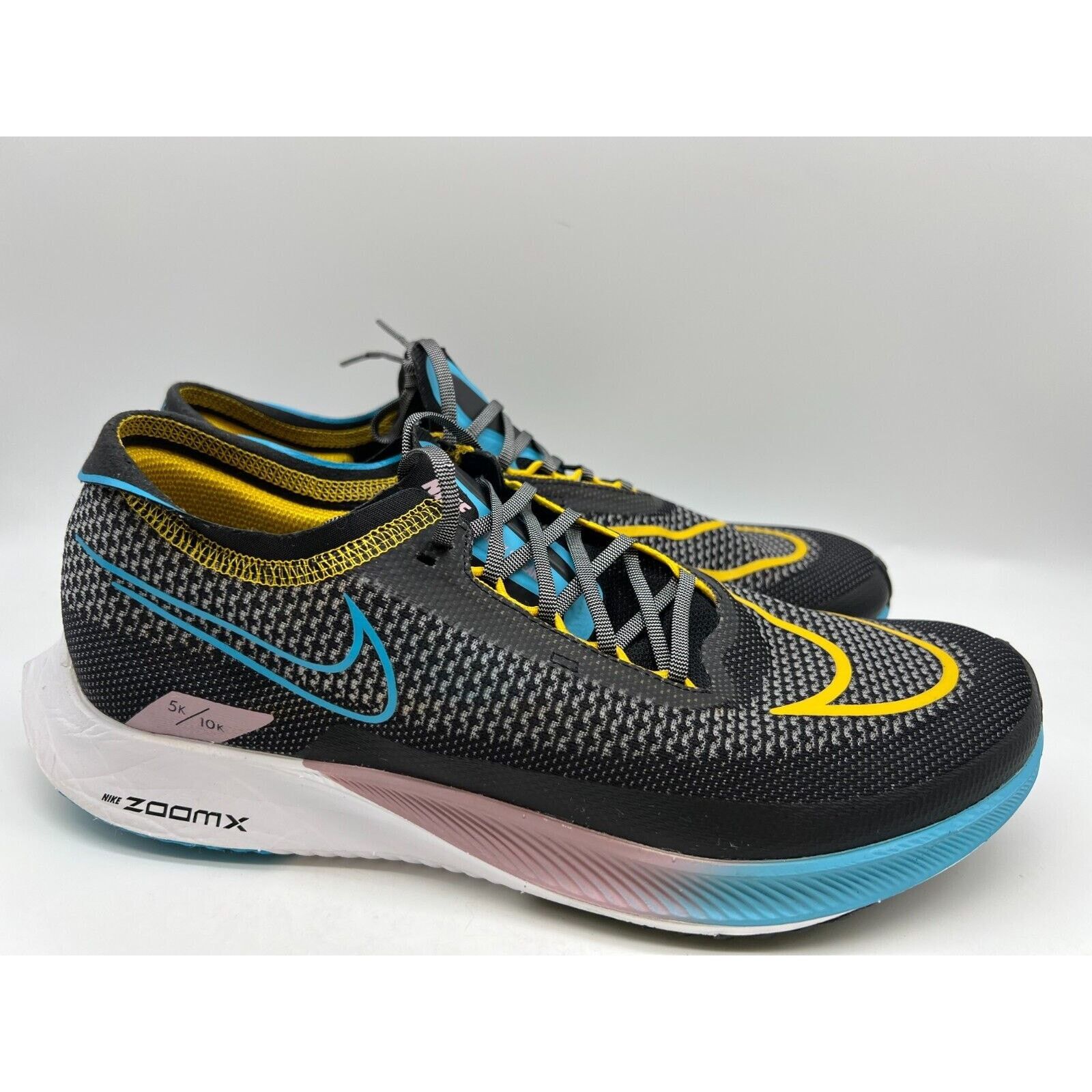 Nike Zoomx Streakfly Running Shoes Black Blue Men 9.5