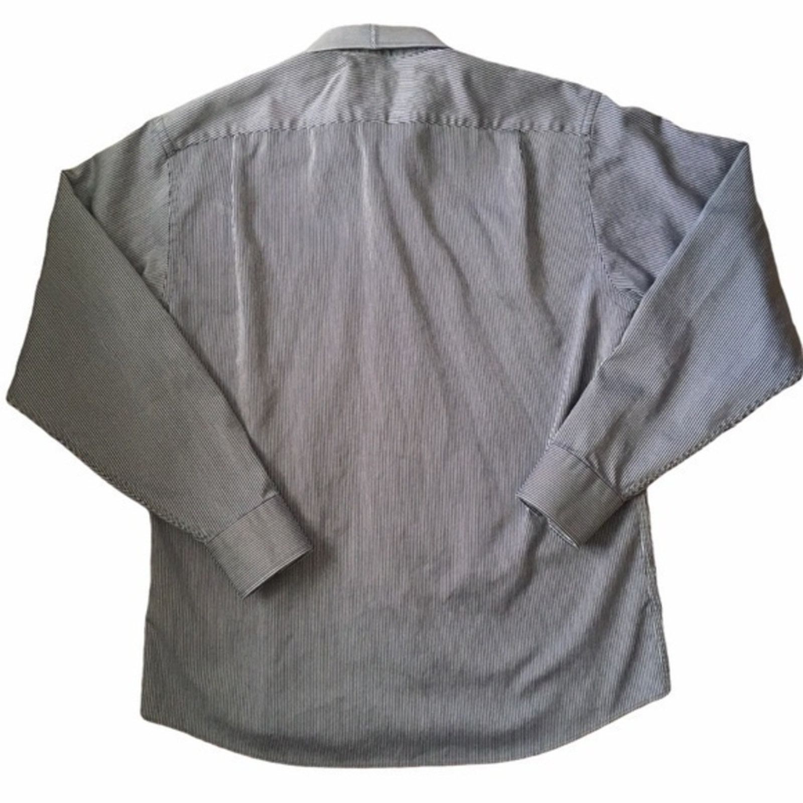 Ben Sherman Ben Sherman Pin-Striped Blue White Button-Down Shirt Size US L / EU 52-54 / 3 - 3 Thumbnail