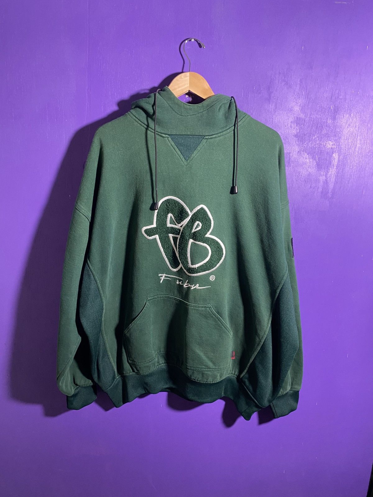 Fubu × Vintage Vintage 90s Fubu big logo anorak hood hoodie Size US XXL / EU 58 / 5 - 1 Thumbnail