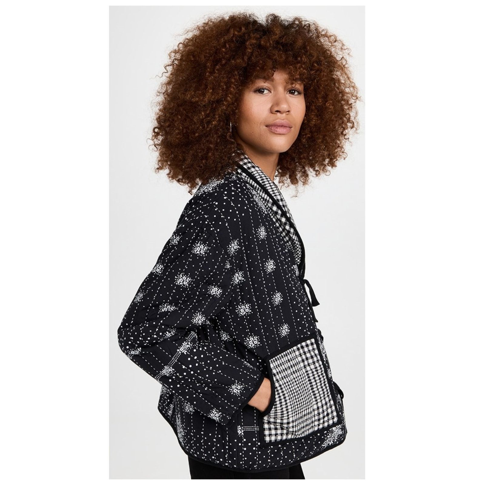 THE GREAT THE GREAT. The Reversible Quilted Jacket (3/Large) Size L / US 10 / IT 46 - 2 Thumbnail