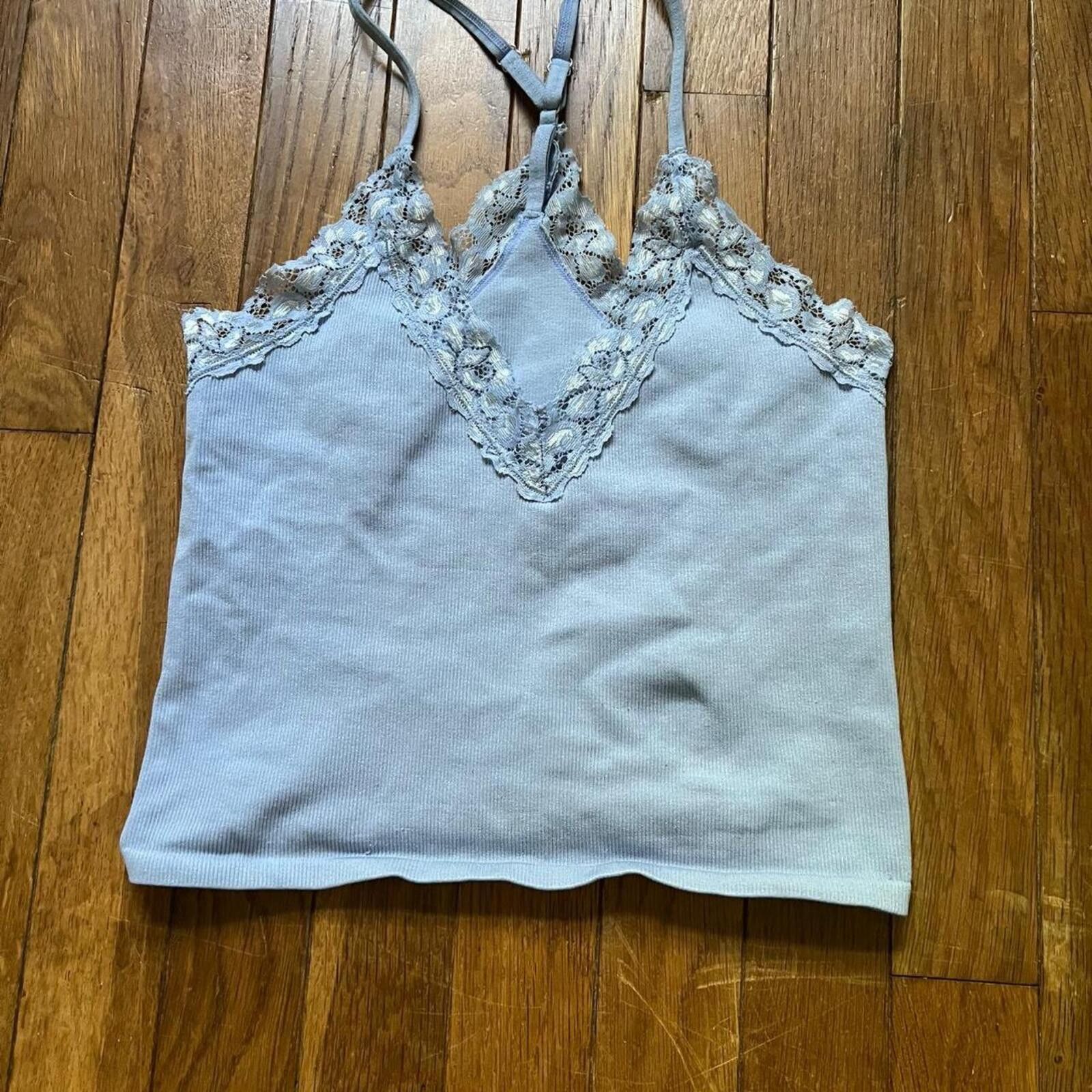Other Blue lace cami top with adjustable straps Size S / US 4 / IT 40 - 3 Thumbnail