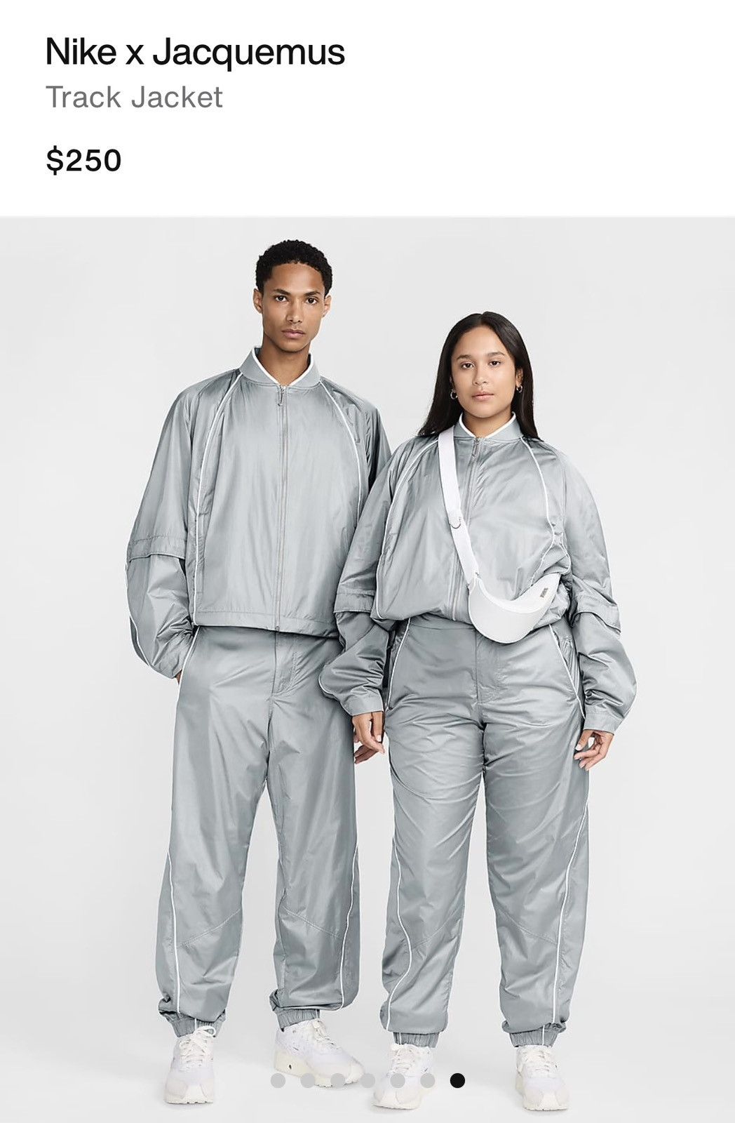 Jacquemus × Nike Nike X Jacquemus Track Jacket Size US XL / EU 56 / 4 - 3 Thumbnail